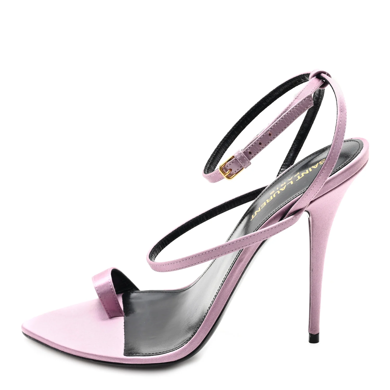 Crepe Satin Dive 110 Mule Sandals 38.5 Ancient Pink