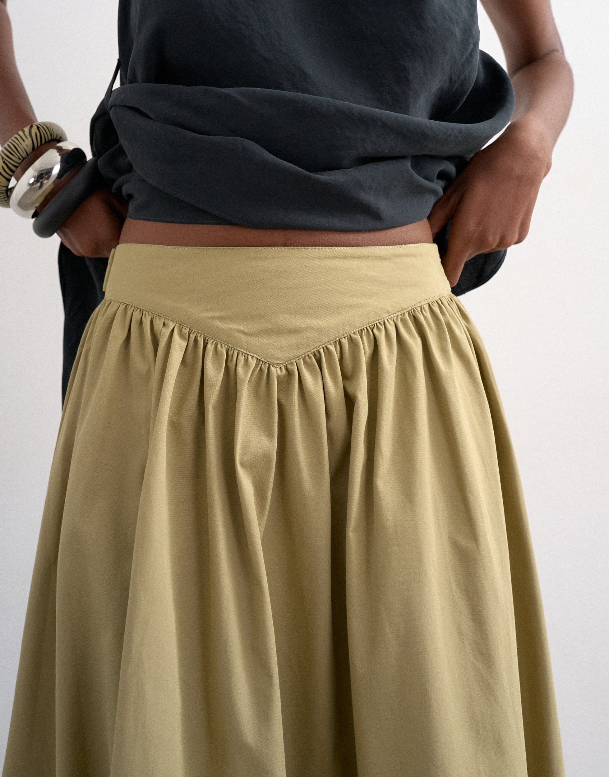 VERO MODA® TSSALLY Low waist Long skirt