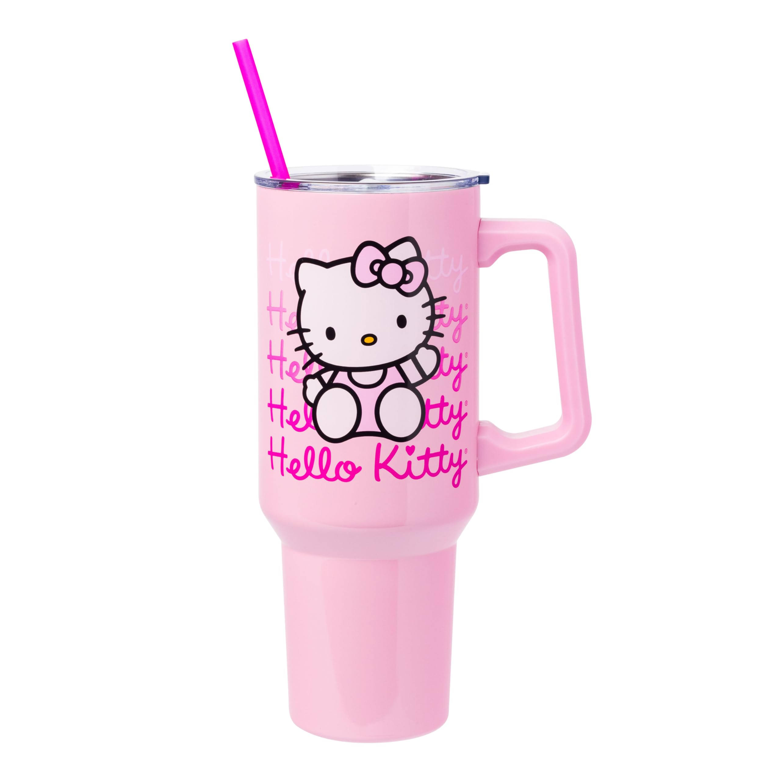 Hello Kitty Pink 40oz Stainless Steel Tumbler, Size: One Size