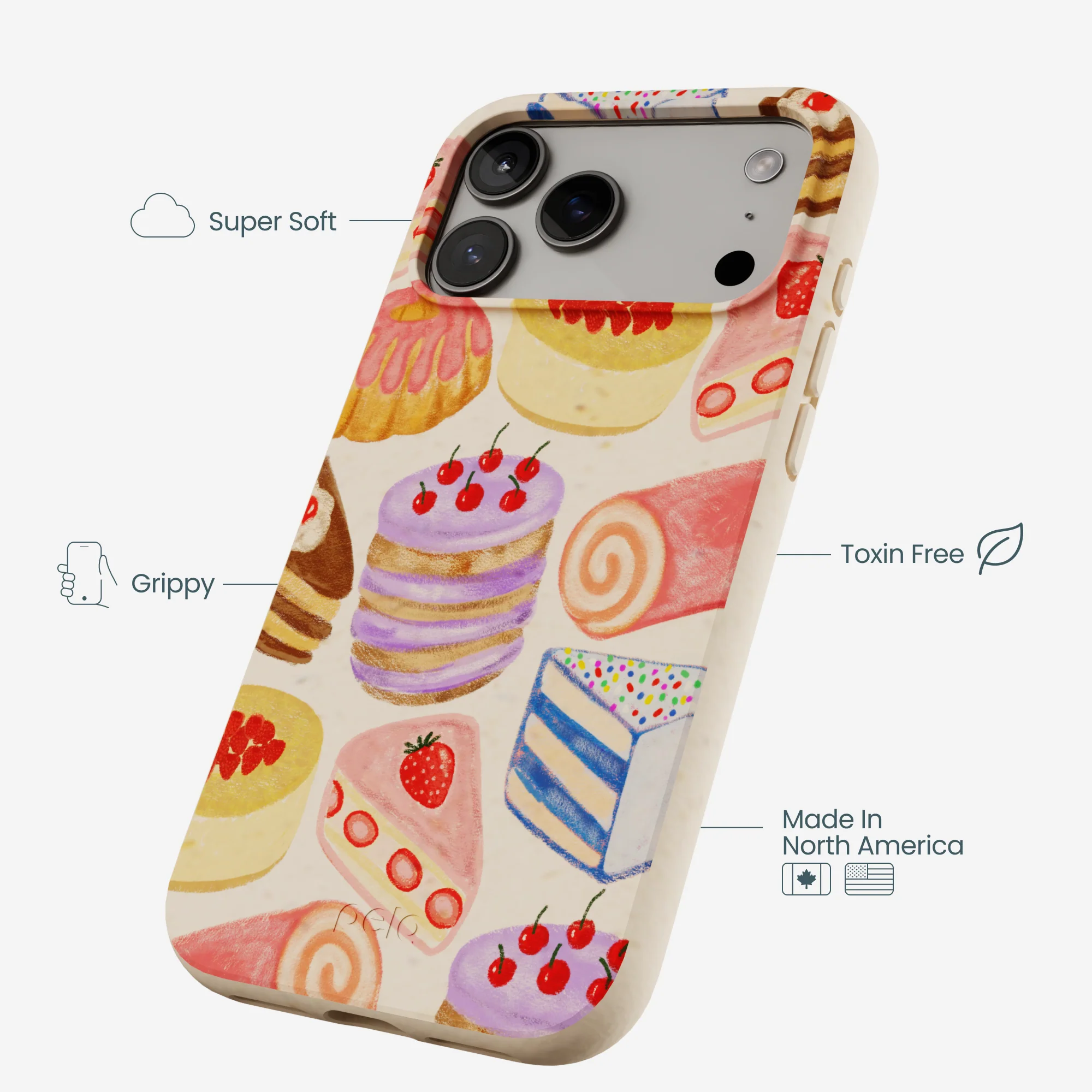 Seashell Crayon Pastries iPhone 17 Pro Max Case