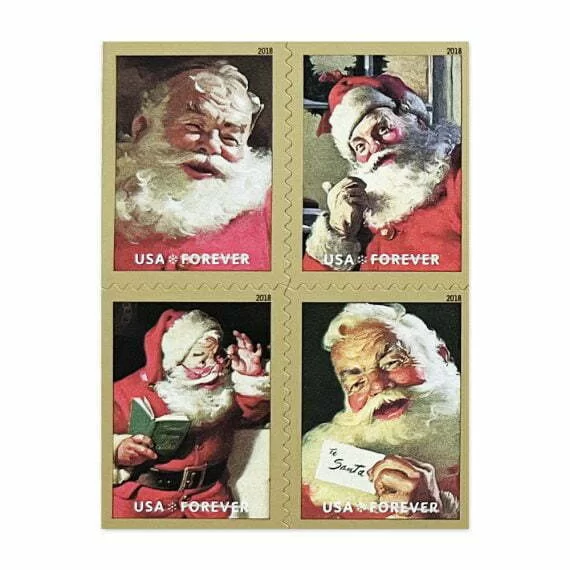 2018 Sparkling Holidays Forever Stamps - First-Class Postage Booklet