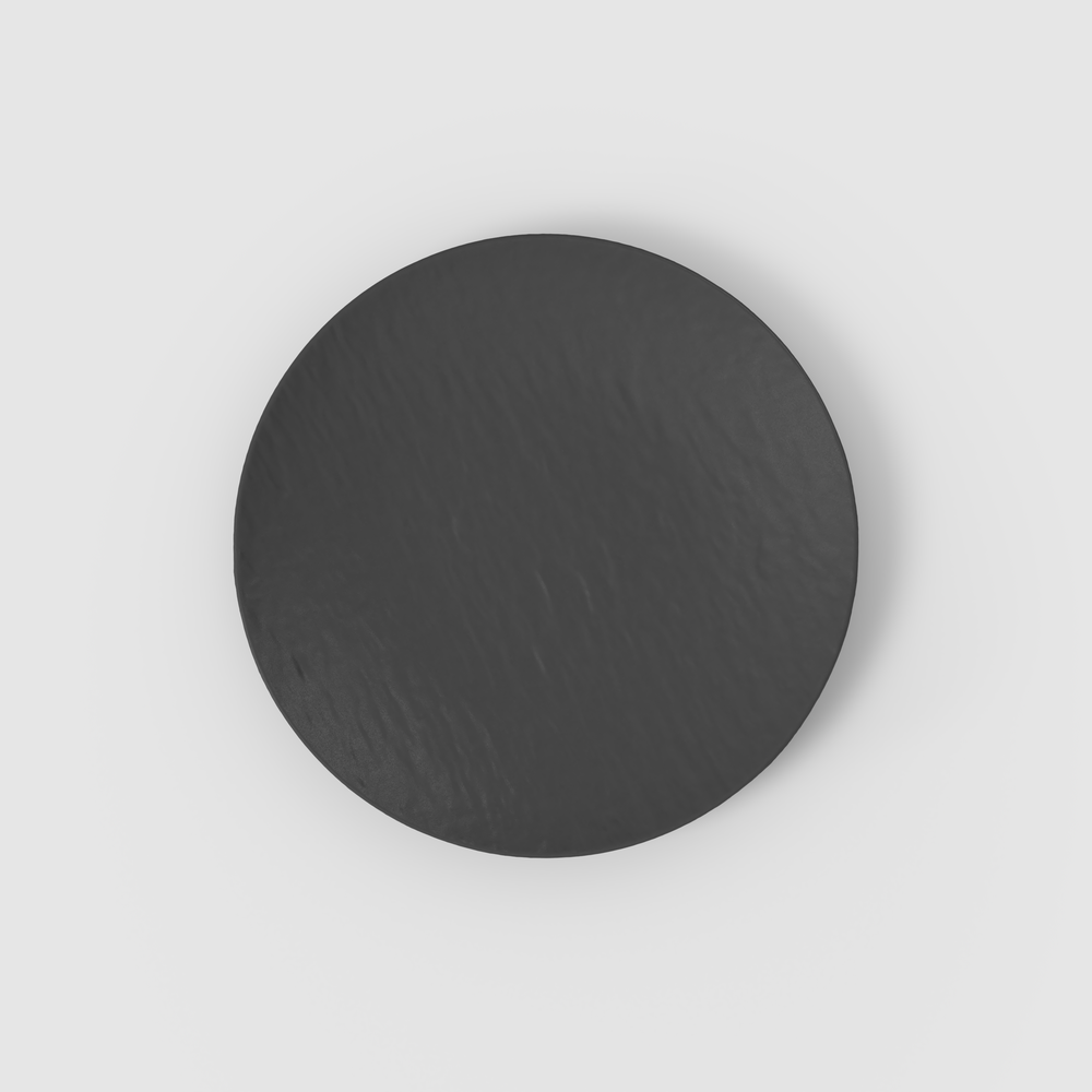 Manufacture Serving/ Under Plate - Black, 9.9'', Premium Porcelain