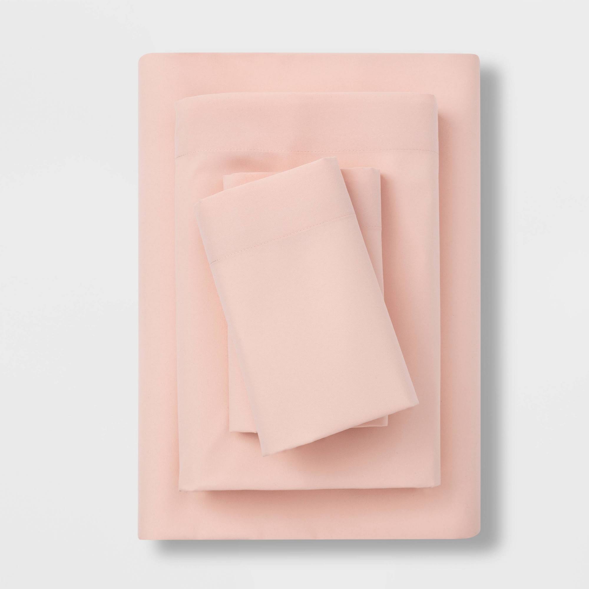 Room Essentials Microfiber Solid Sheet Set - Twin/XL Twin