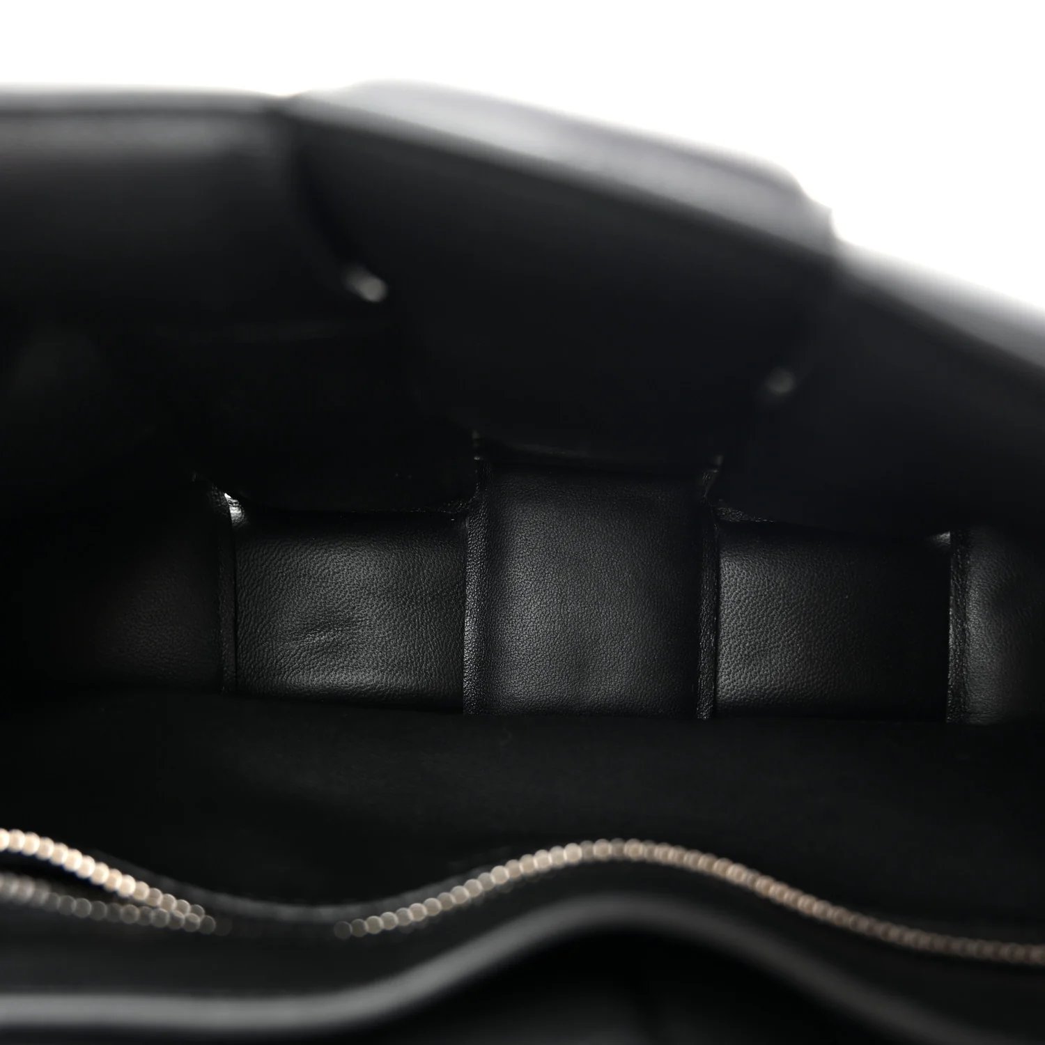 Lambskin Maxi Intreccio Padded Chain Cassette Crossbody Bag Black