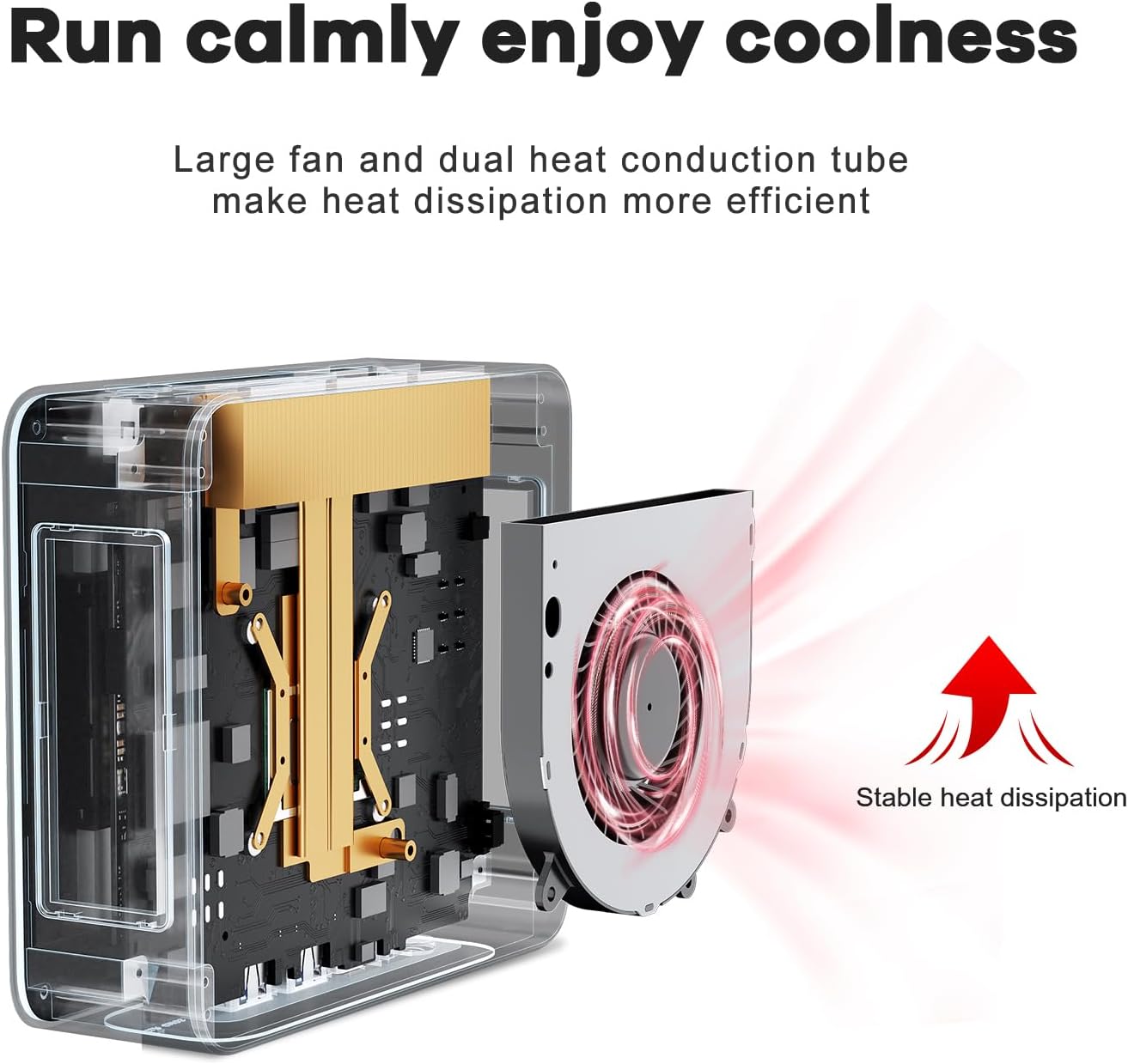 Beelink Mini PC  SER5 AMD Ryzen 5 5500U(7nm  6C/12T) up to 4.0GHz  Mini Gaming Computer 32GB DDR4 RAM 500GB NVME SSD  Micro PC 4K@60Hz Dual Display  Mini Computer WiFi6/BT5.2/HTPC/W-11 Pro