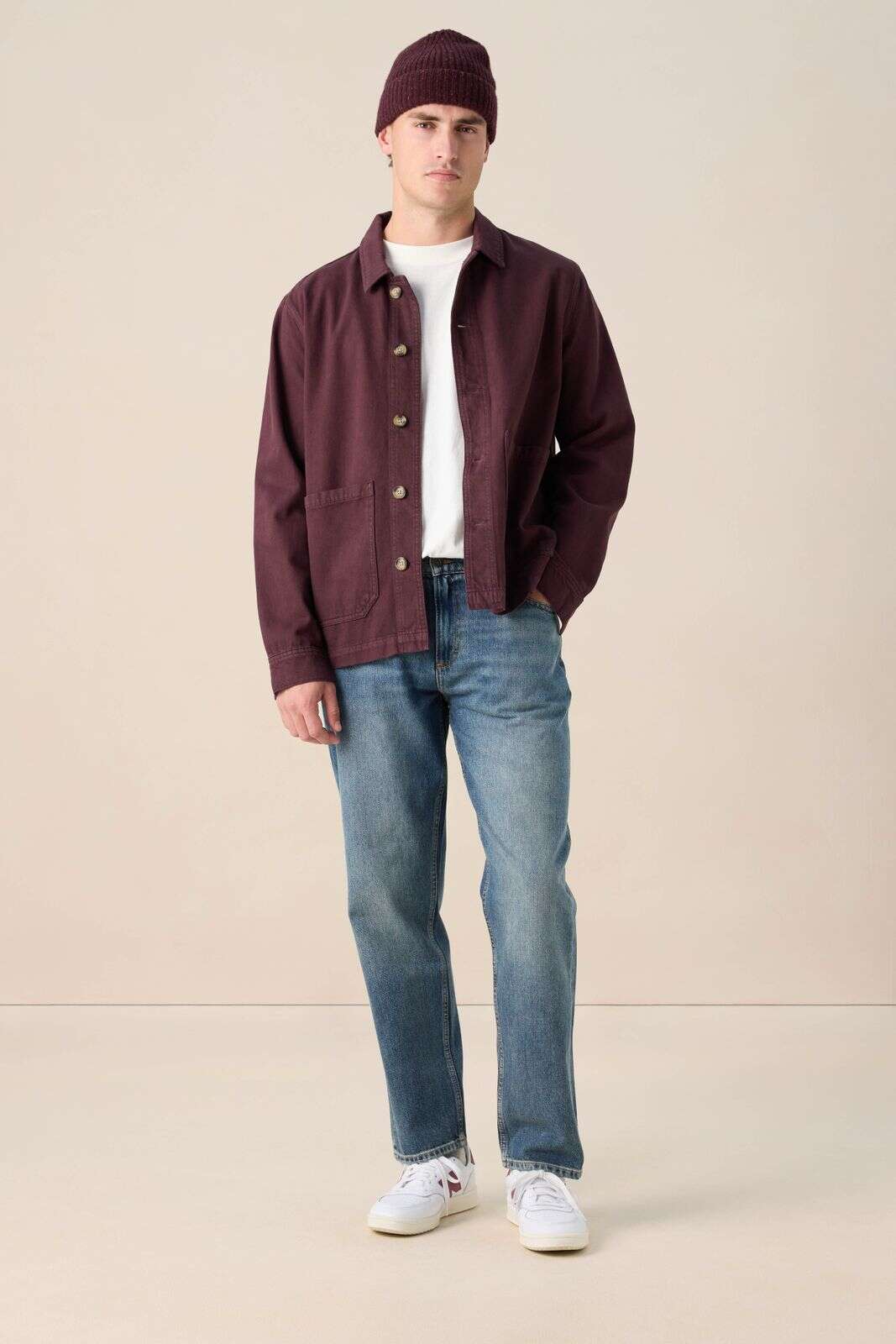 Donkerbruin workwear jack