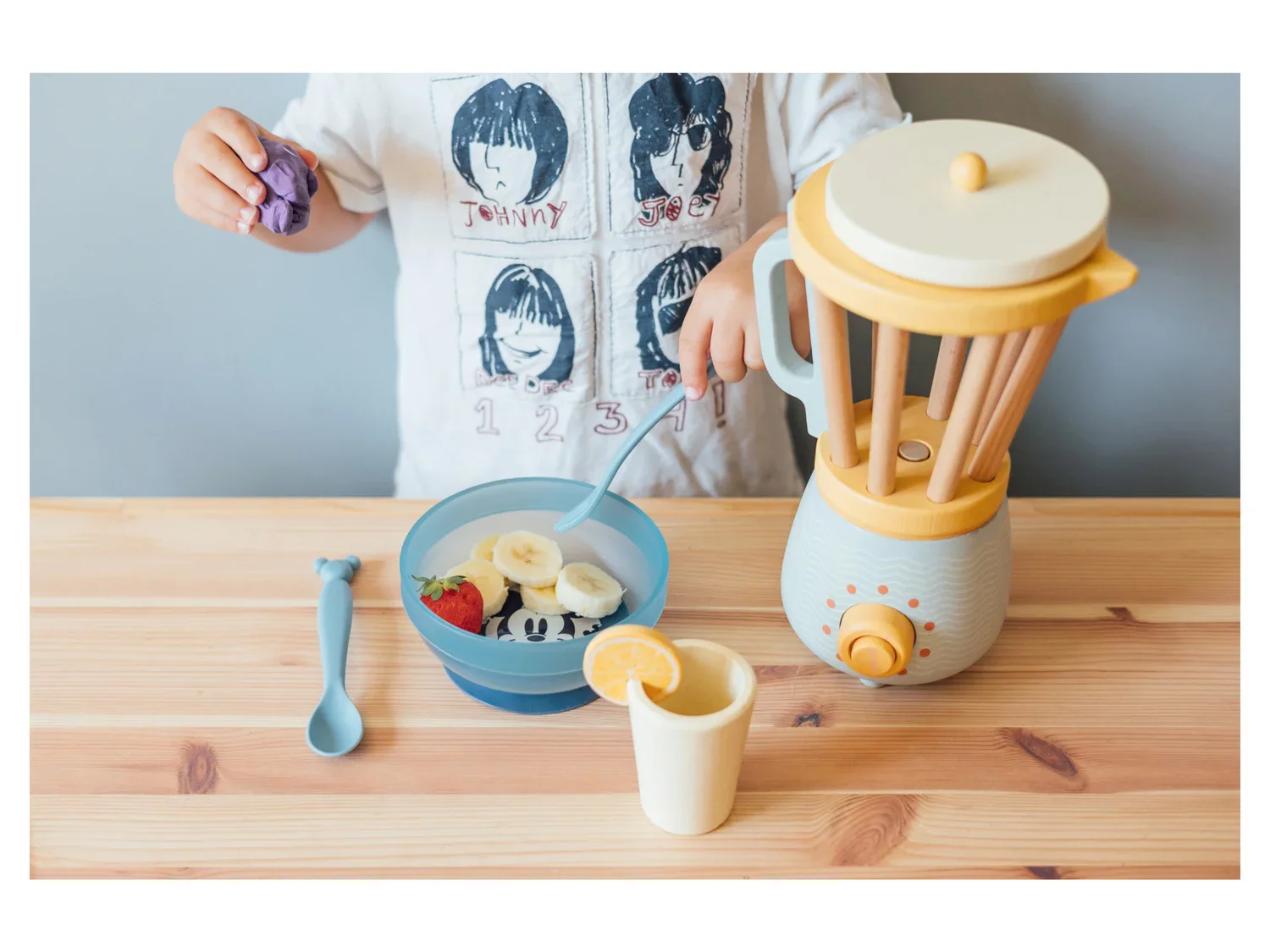 Set de vaisselle en silicone pour bb