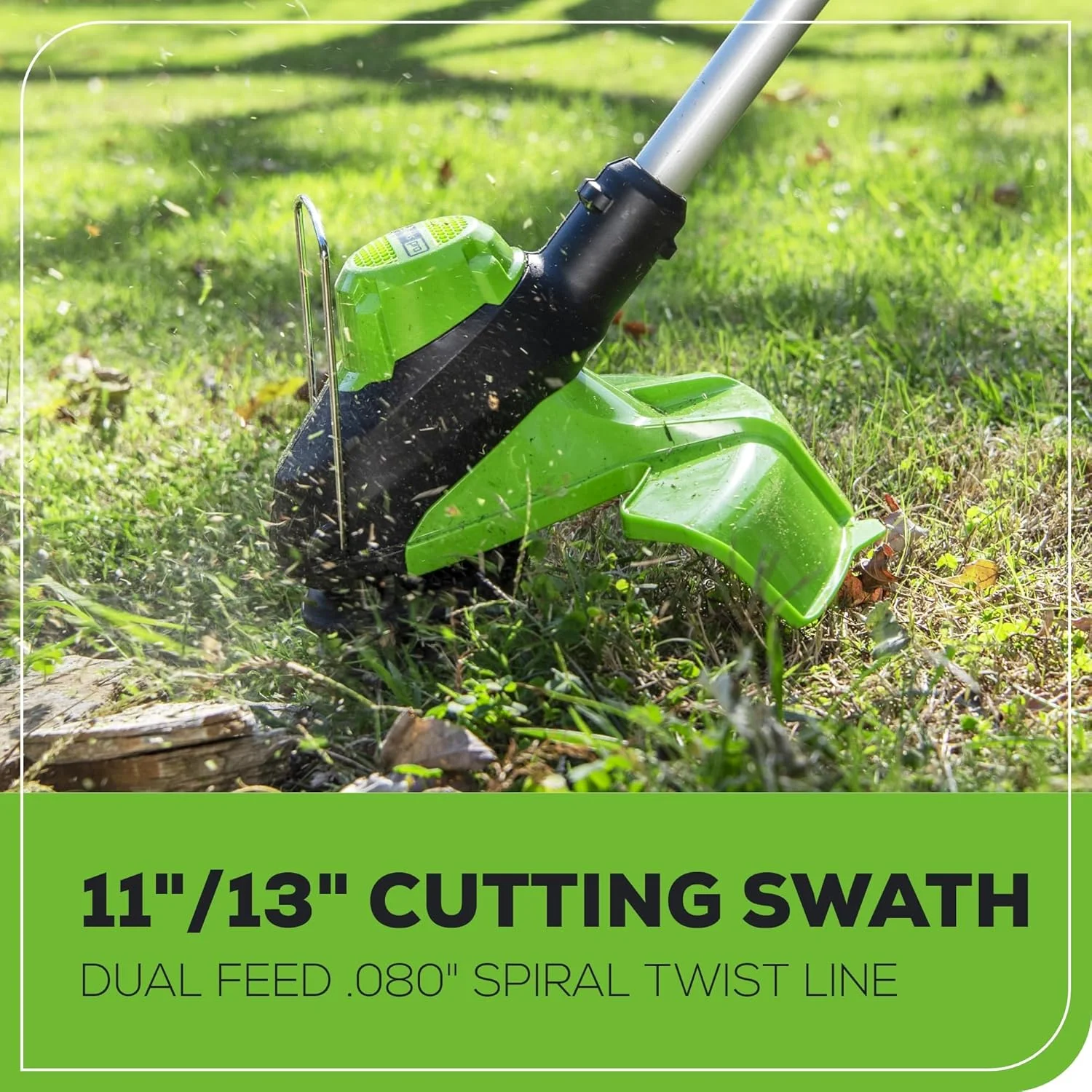 60V 17" Brushless (Push) Mower + 60V 13" String Trimmer, 4.0Ah Battery and 3A Charger - Image 9
