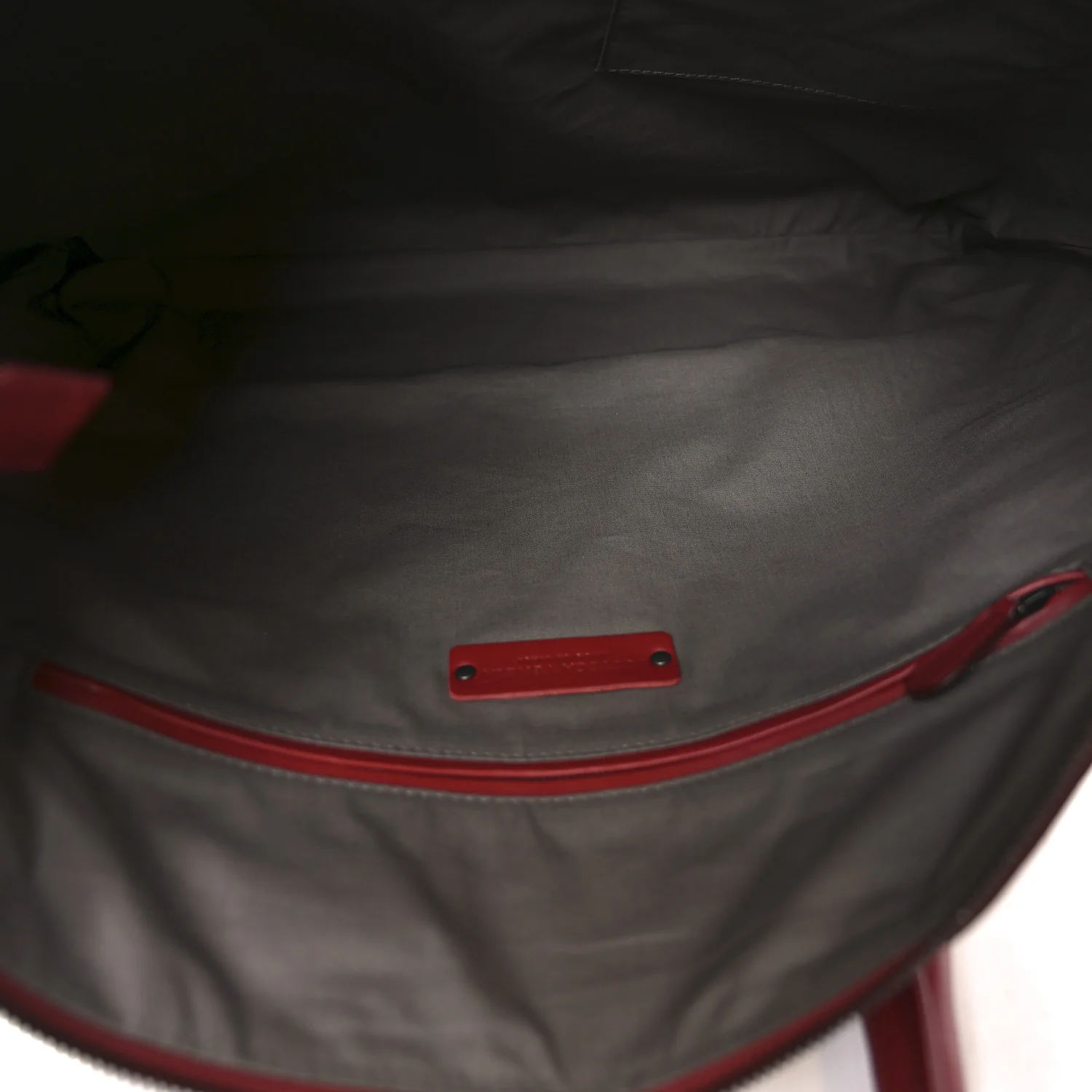 Nappa Intrecciato Medium Convertible Tote Burgundy