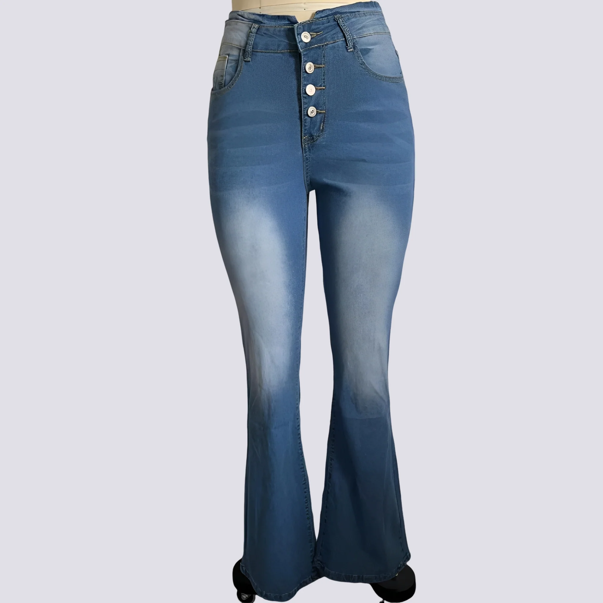 Rosie – Jean évasé pour femme – pour un look décontracté au quotidien
