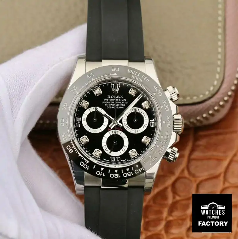 Rolex Daytona Cosmograph 116519 Noob Factory Black Dial