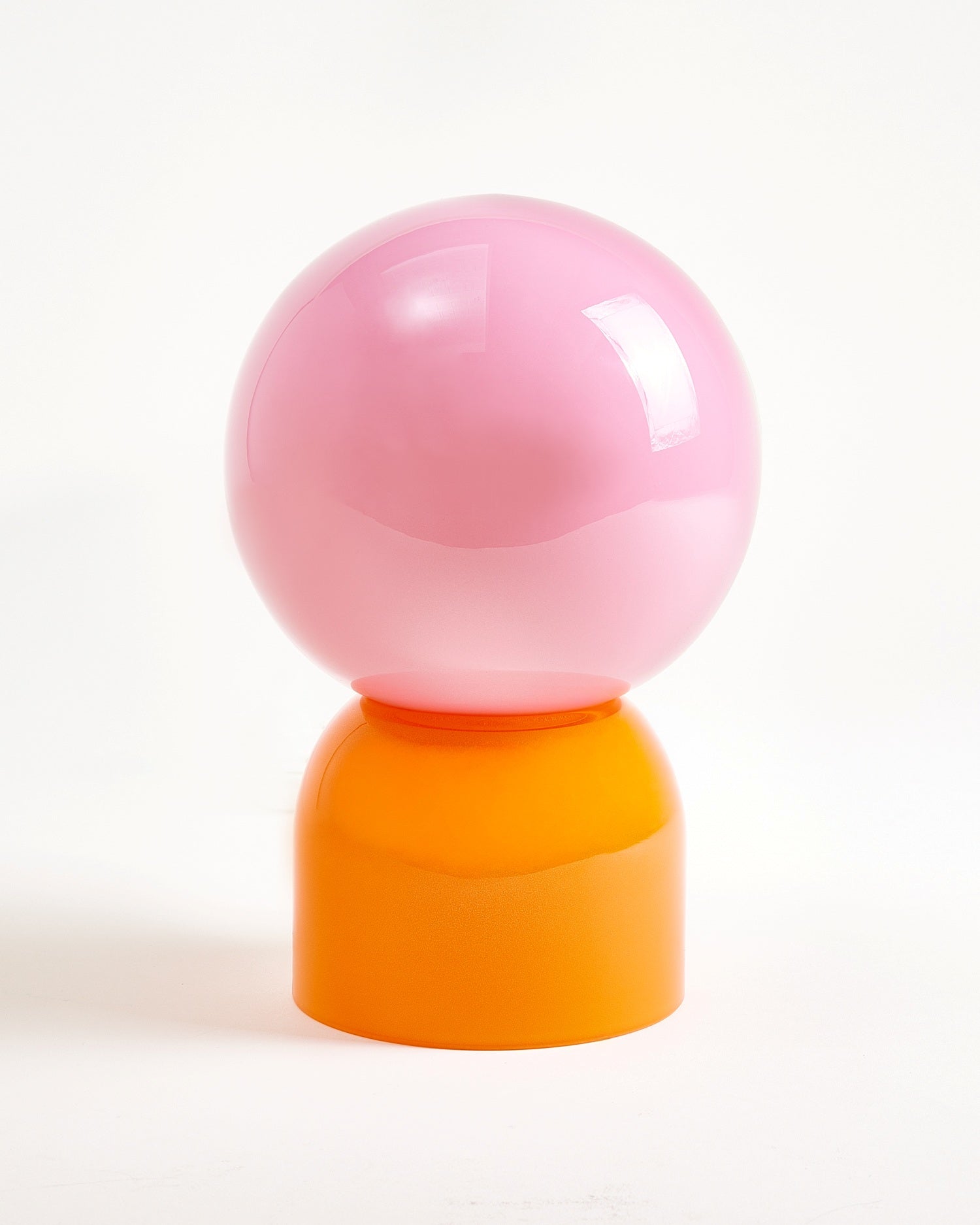LUMO - GLASS LAMP PINK ORANGE