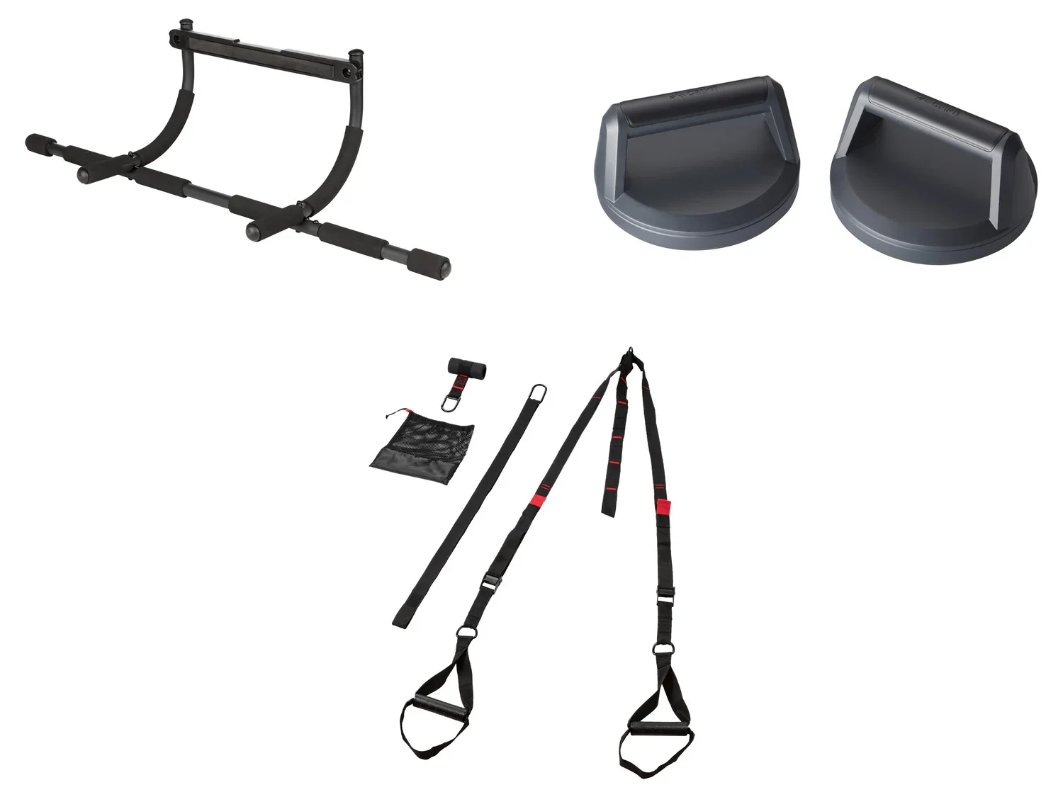 CRIVIT Barre de traction ou sangle de suspension ou poignes pour pompe