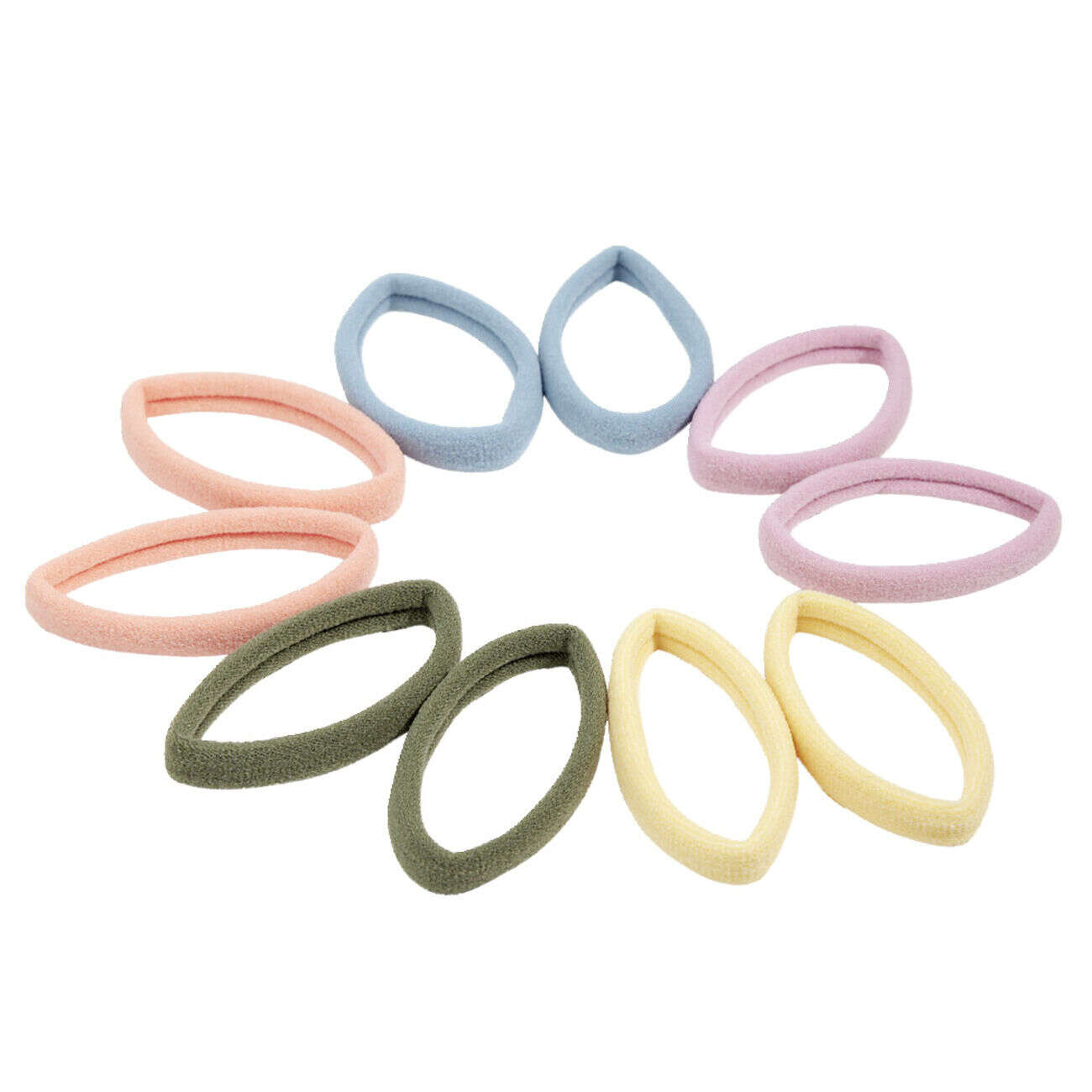 Élastique à cheveux x10 multicolore