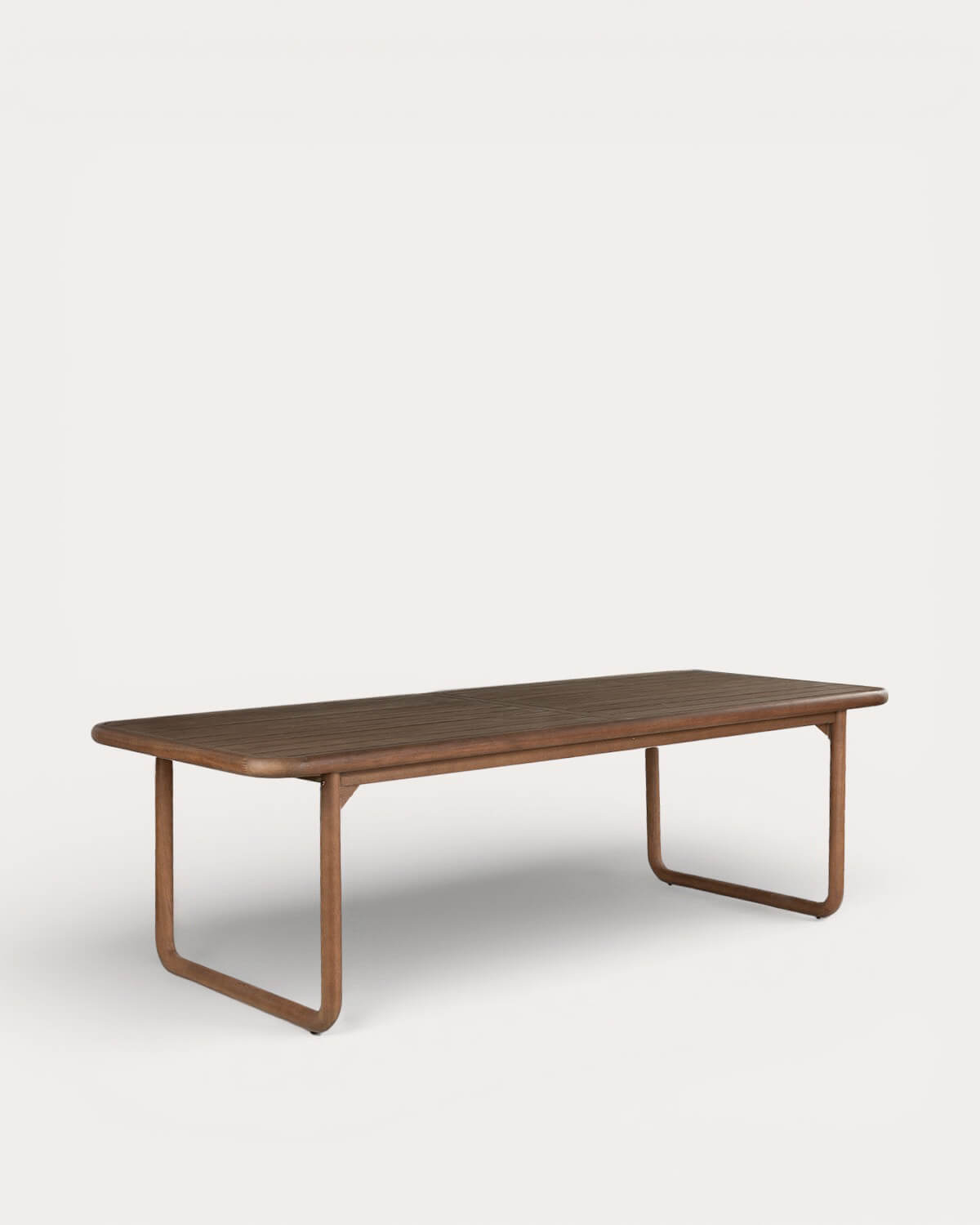 Elnes - Mesa de Exterior Rectangular de Madera de Eucalipto (240x100 cm) Elnes