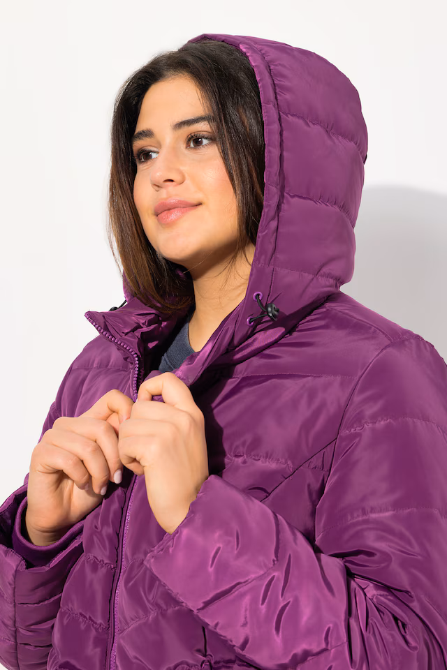 Quilted Water Repellent Coat