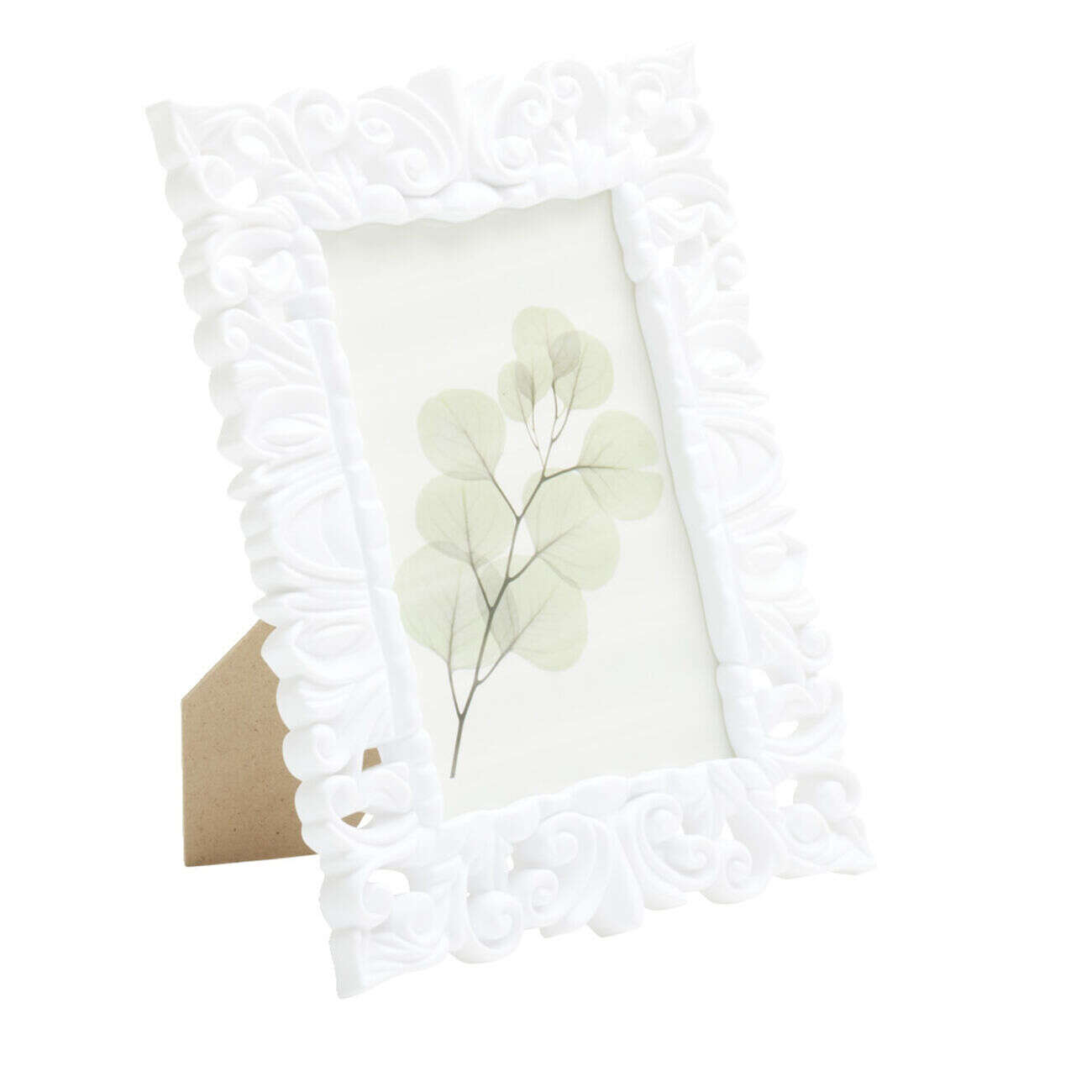 Cadre photo baroque plastique 15x20,6cm pour photo 10x15cm (2 modèles)