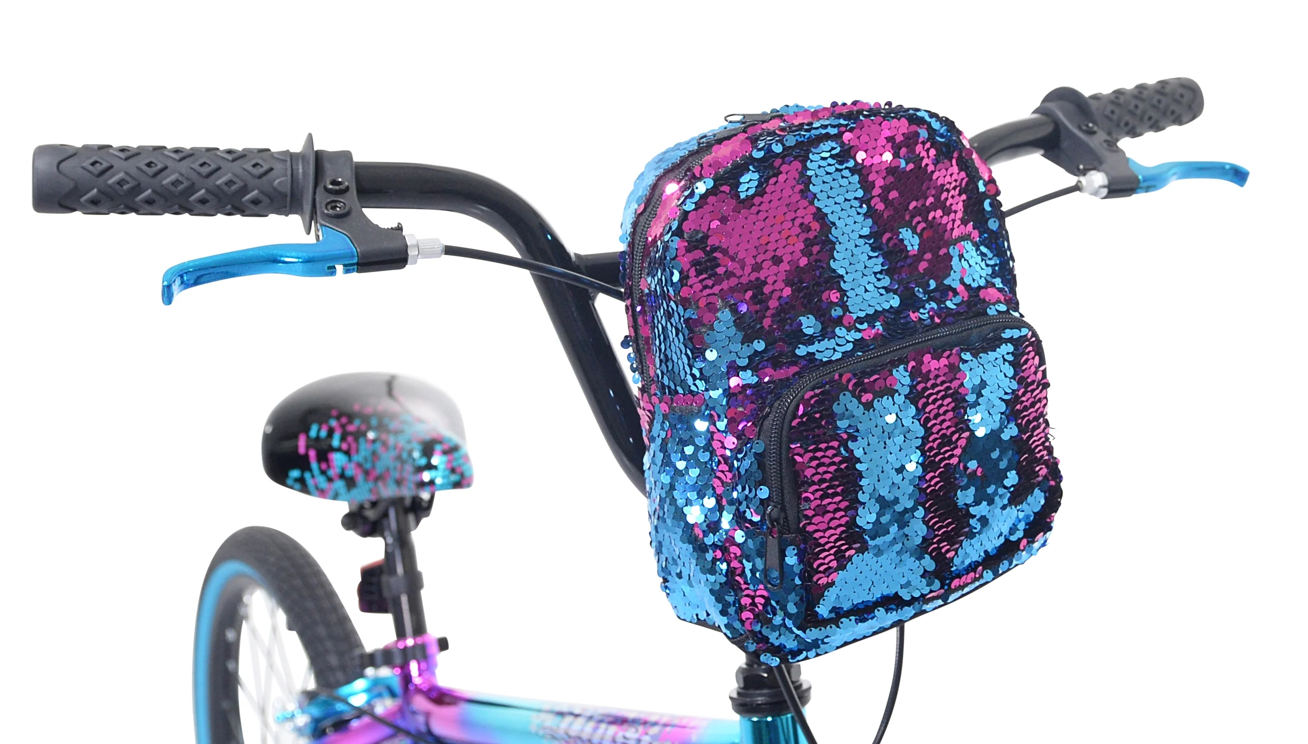 20" Illusion BMX Bicycle, Fits Riders 4'2"-5', Blue/Purple, Child, Unisex - Image 6
