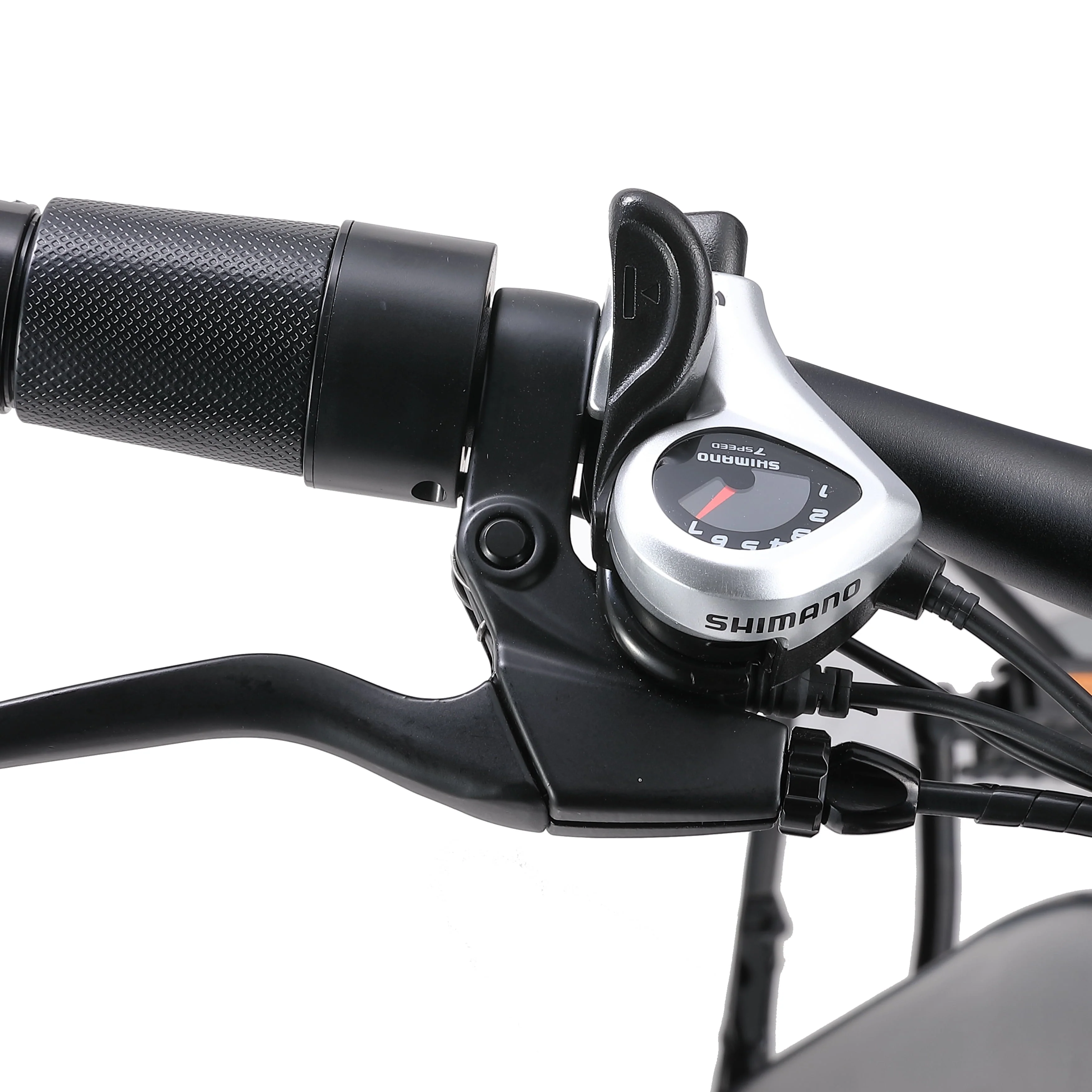 Electric Bike with 750W Motor, Electric Bike for Adults, Electric Mountain Bicycle with 48V 14 5Ah Battery, 26'' Fat Tires, LCD Display, Front and Rear LED Lights, Professional 7 Speed Gears Image 5
