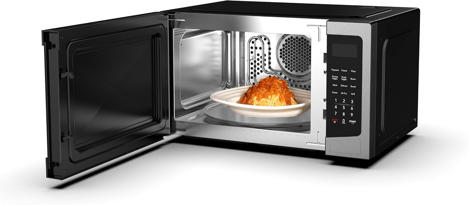 FRIGIDAIRE 1.2 cu ft Microwave, Digital Air Fryer, Convection Oven, Combo-Fry with XL Capacity, Stainless Steel Finish
