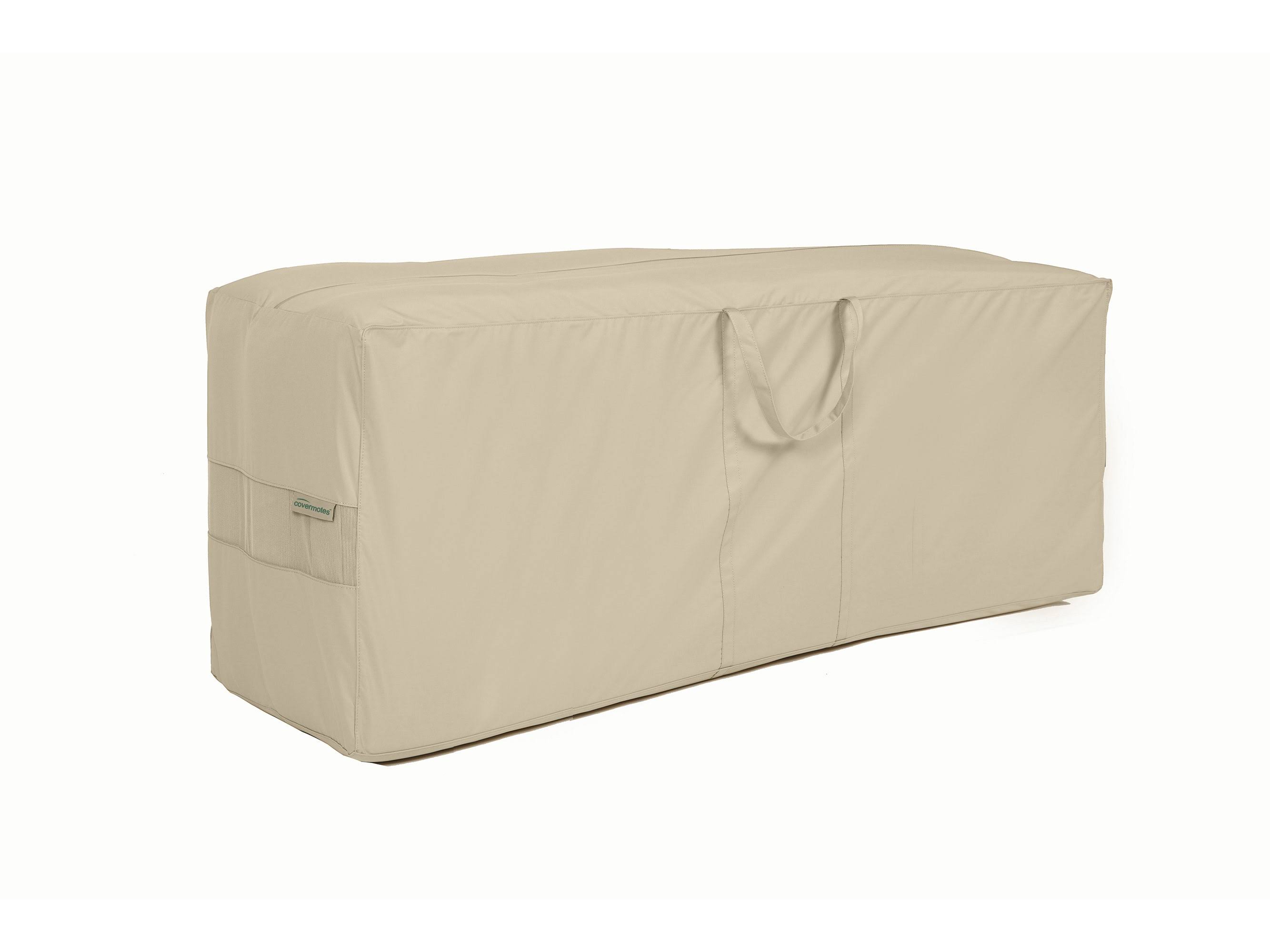 Covermates ÿ Cushion Storage Bag ÿ 75W x 18D x 26H ÿ Elite Collection ÿ 3 Yr Warranty ÿ Year Around Protection - Khaki