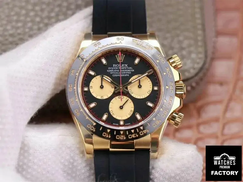 Rolex Daytona M116518LN-0047 Noob Factory Black Dial 4130 Movement