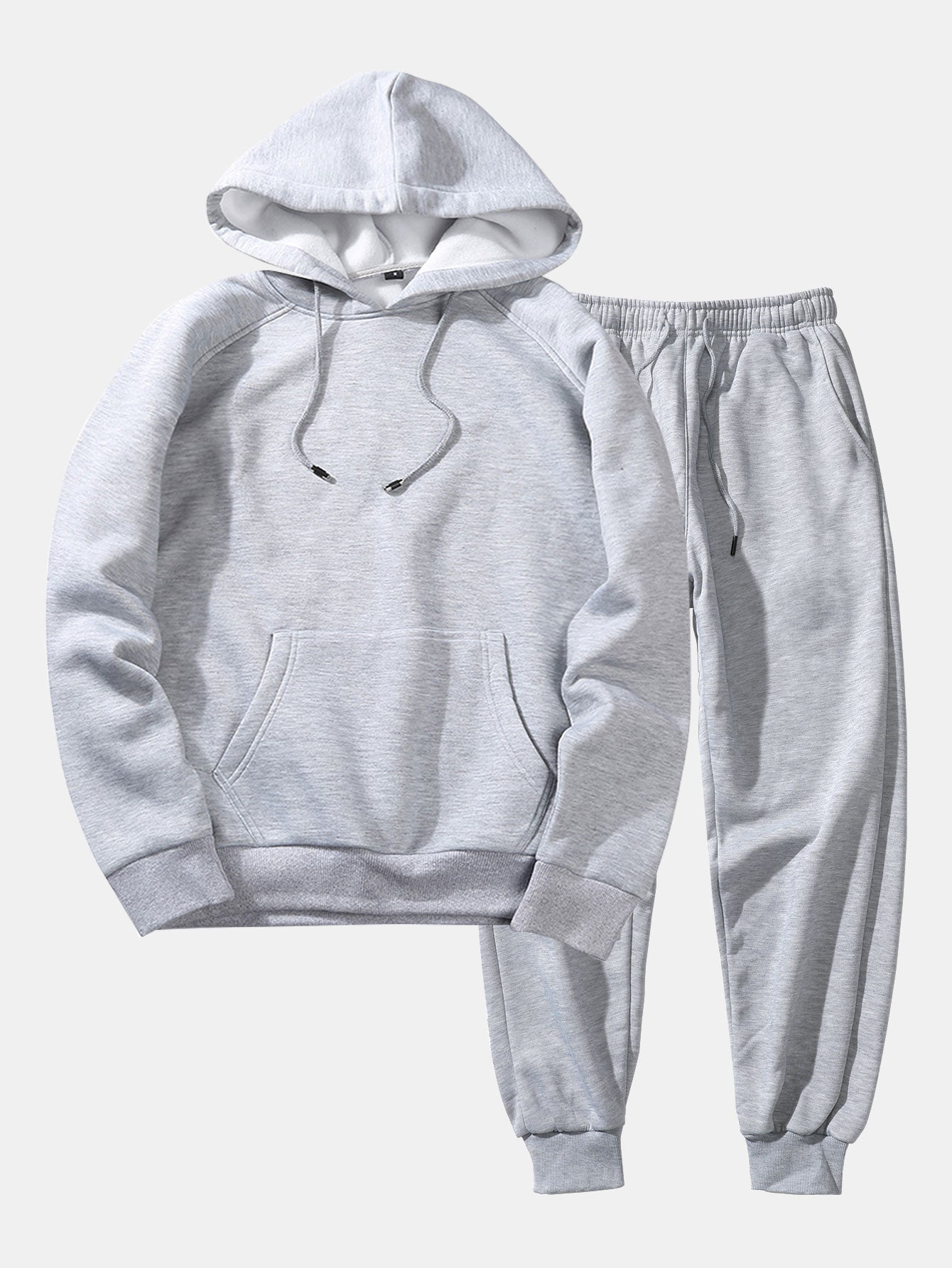Sweats à capuche raglan basiques et pantalons de jogging