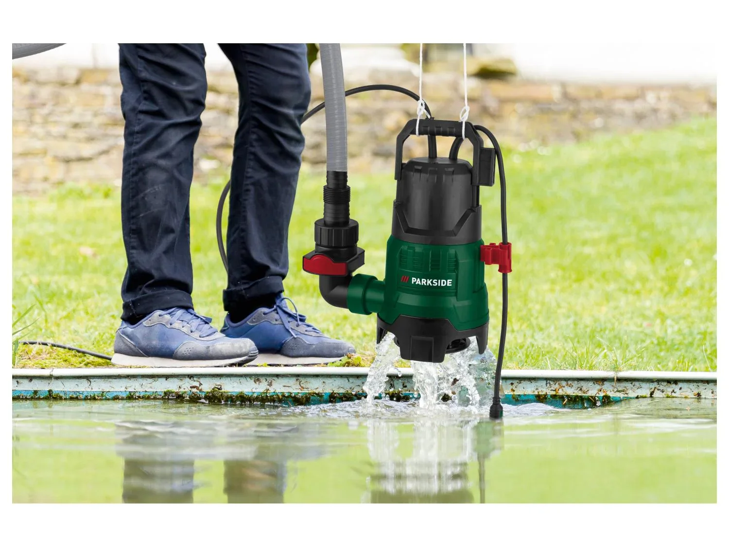 PARKSIDE Pompe immerge pour eaux charges PETPS 400 B2