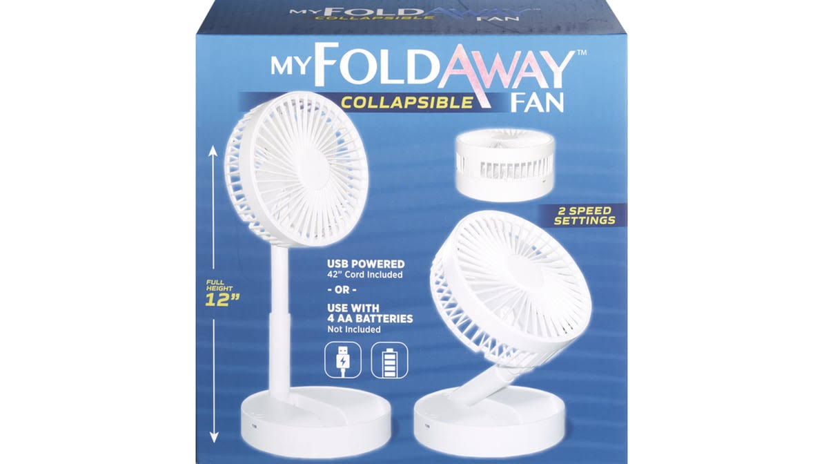 Bell & Howell My Foldaway Mini Portable Fan