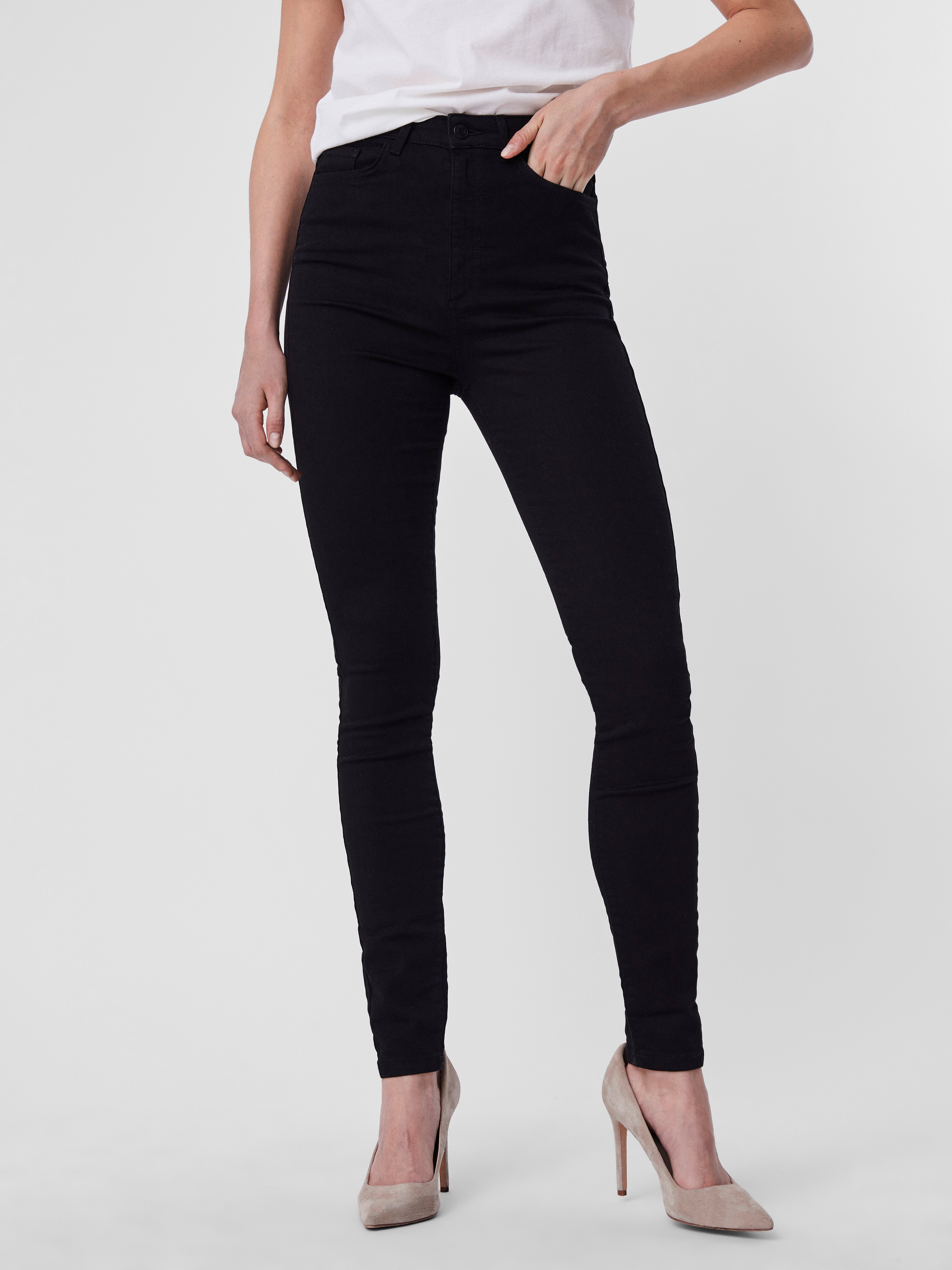 VERO MODA® VMSANDRA Super high rise Skinny Fit Jeans