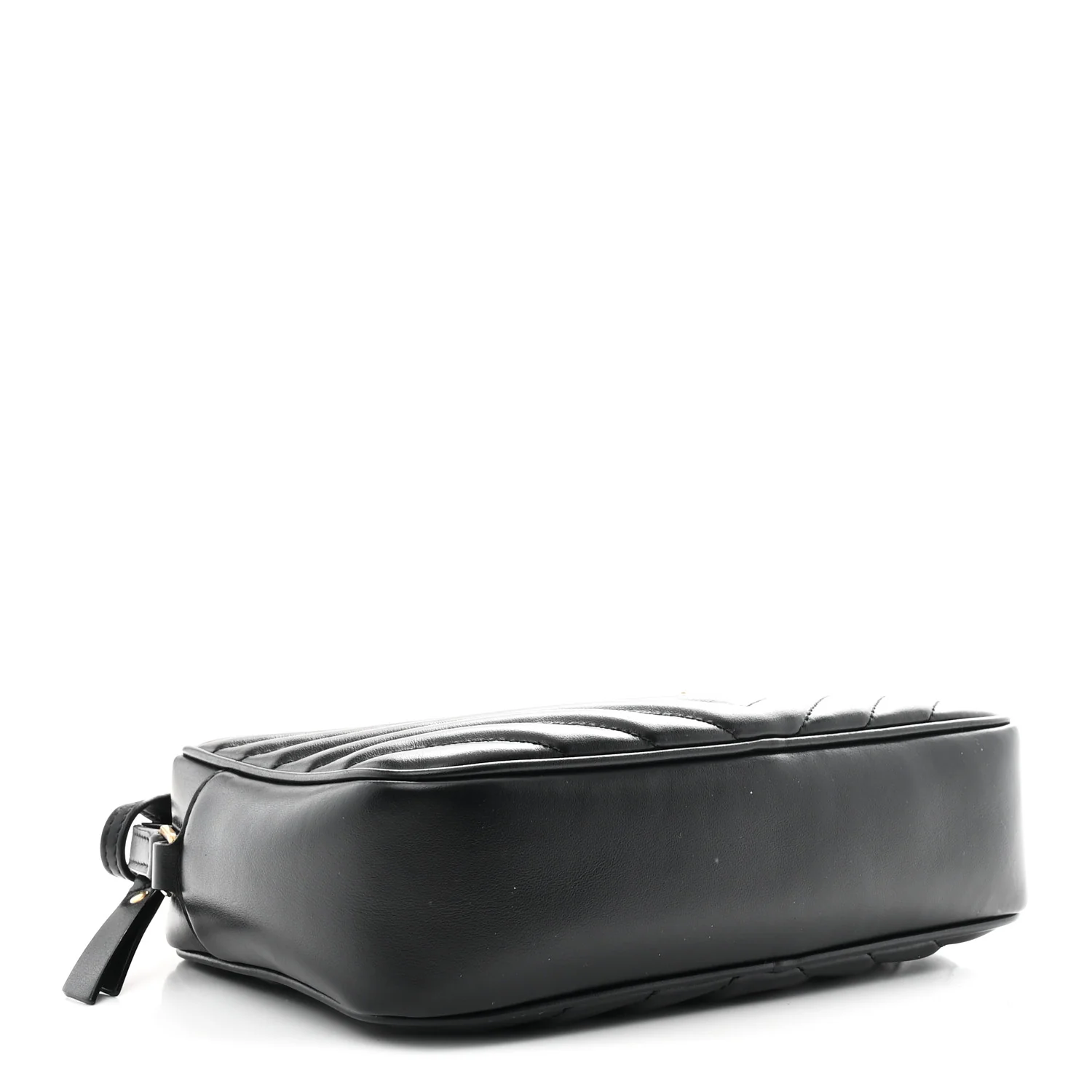 Calfskin Matelasse Monogram Lou Camera Bag Black