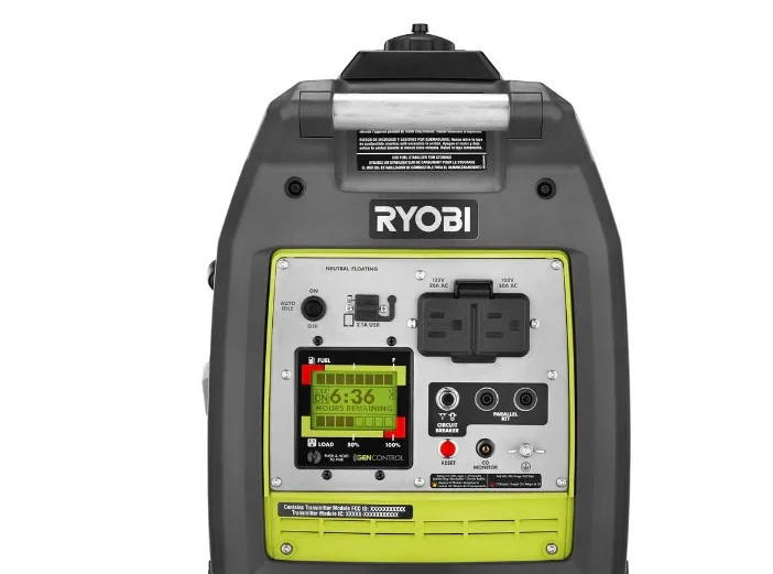 2,300-Watt Recoil Start Bluetooth Super Quiet Gasoline Powered Digital Inverter Generator with CO Shutdown Sensor - Image 9