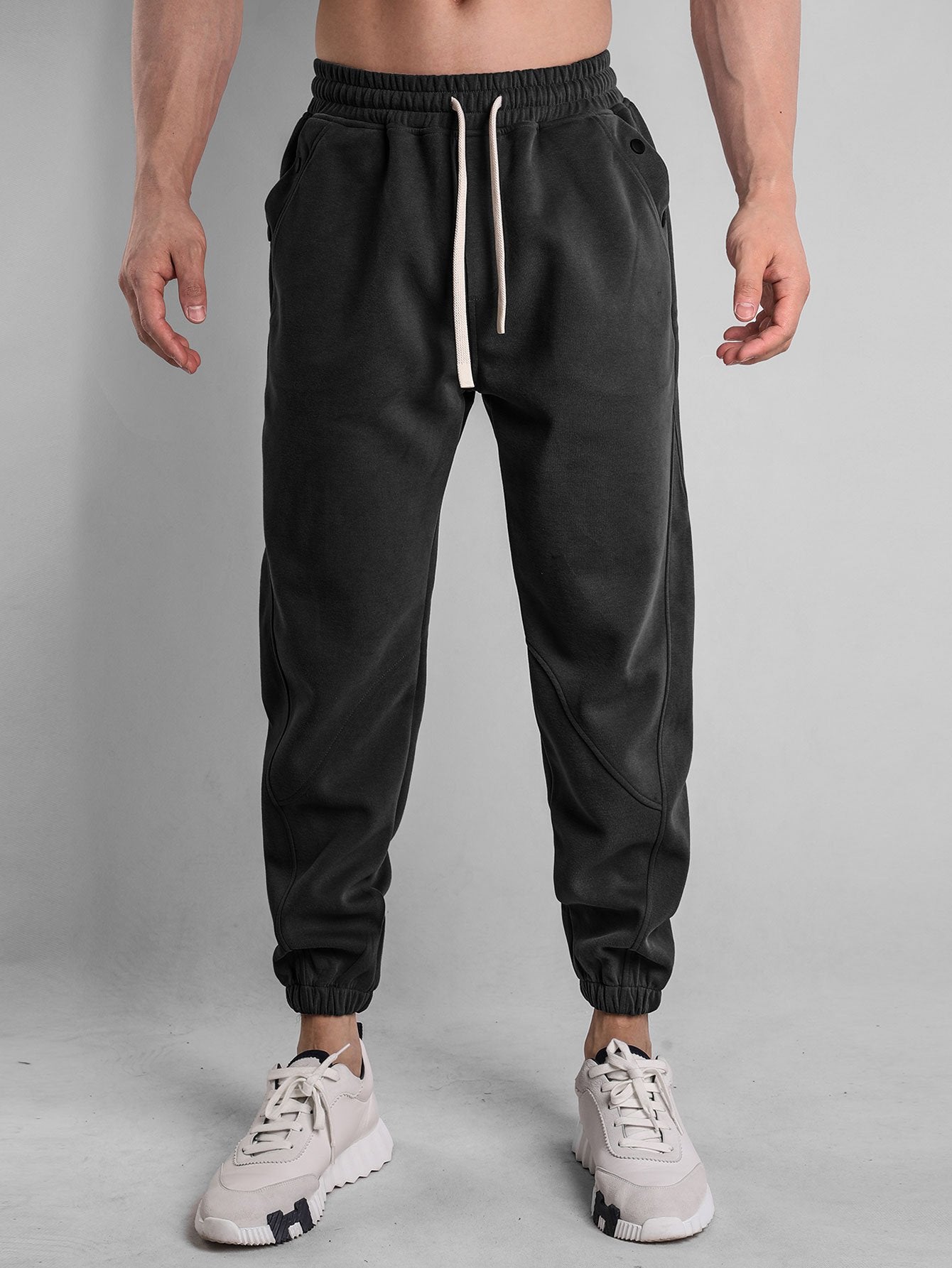 Pantalon de jogging à poches boutonnées