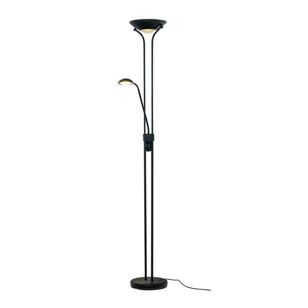 Nice uplight gulvlampe 179 cm svart