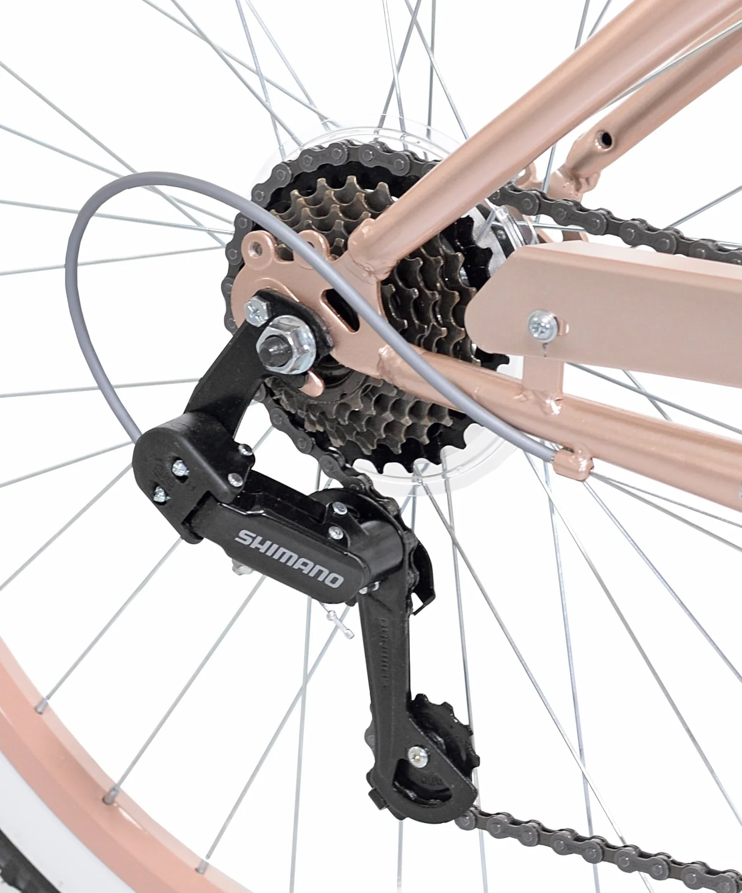 Kent 26 In. Bayside Women'S Cruiser Bike, Rosé Gold