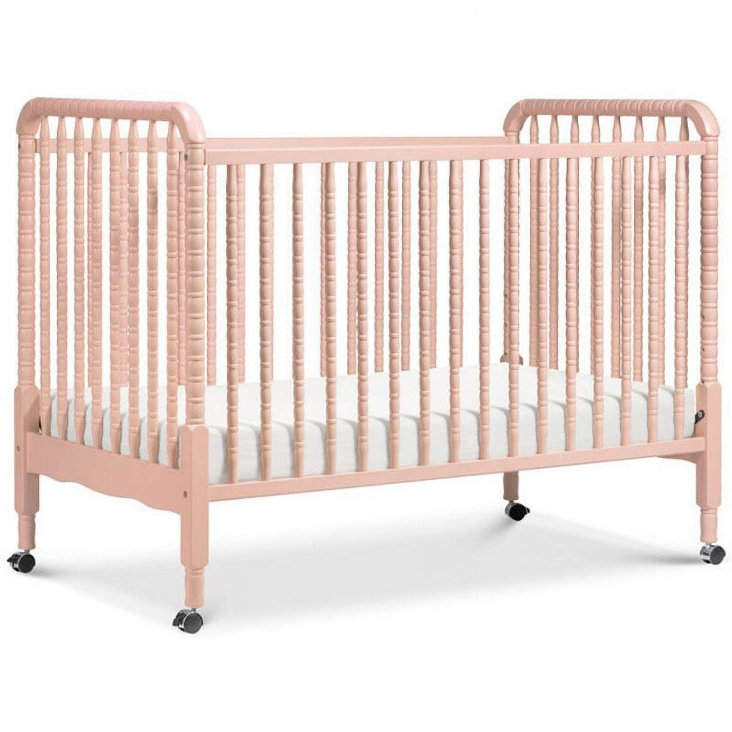 Jenny Lind 3-in-1 Convertible Crib in Pink Blush