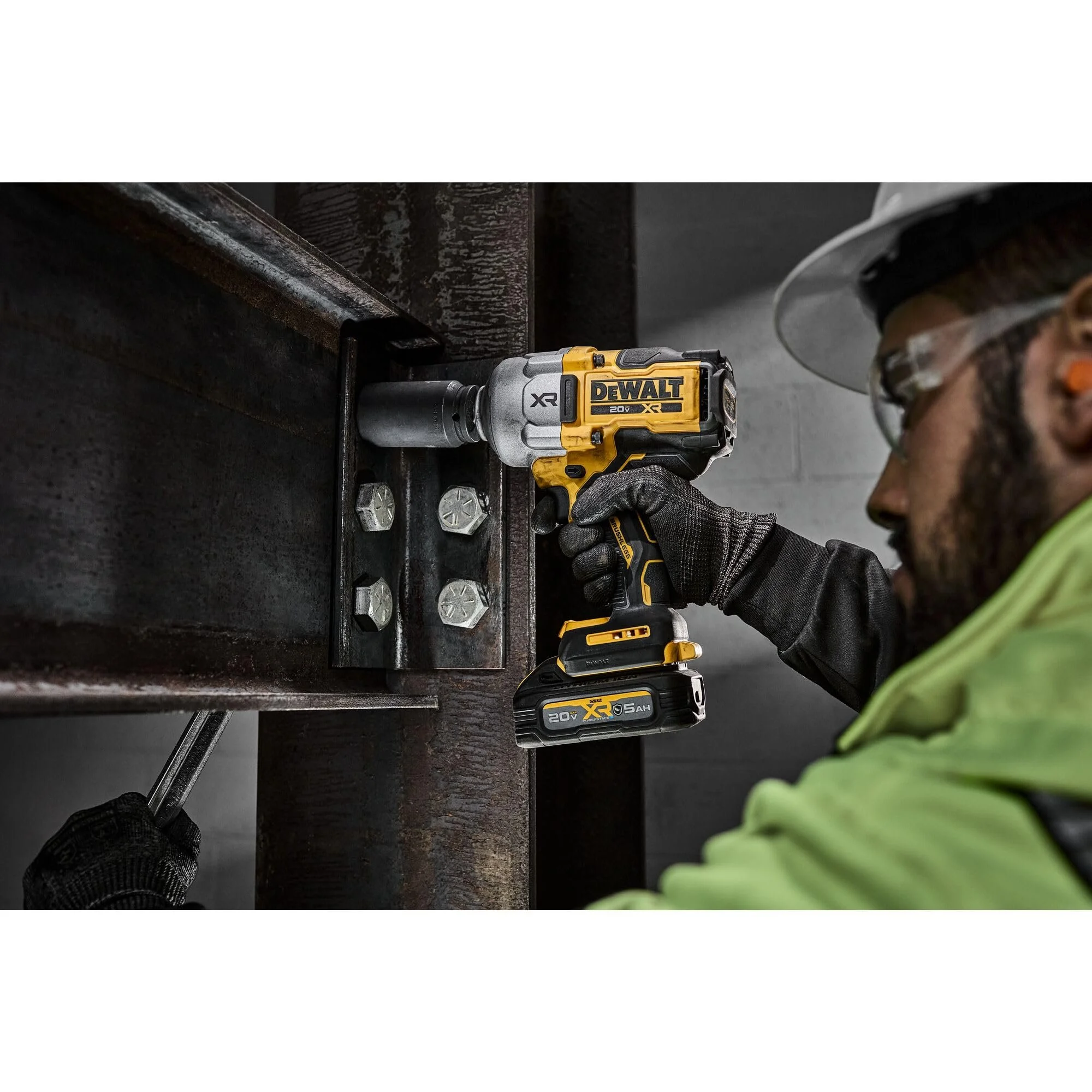 20V MAX XR Brushless Cordless 3/4 In. High Torque Impact Wrench with Hog Ring Anvil Tool Only DCF964B - Image 8