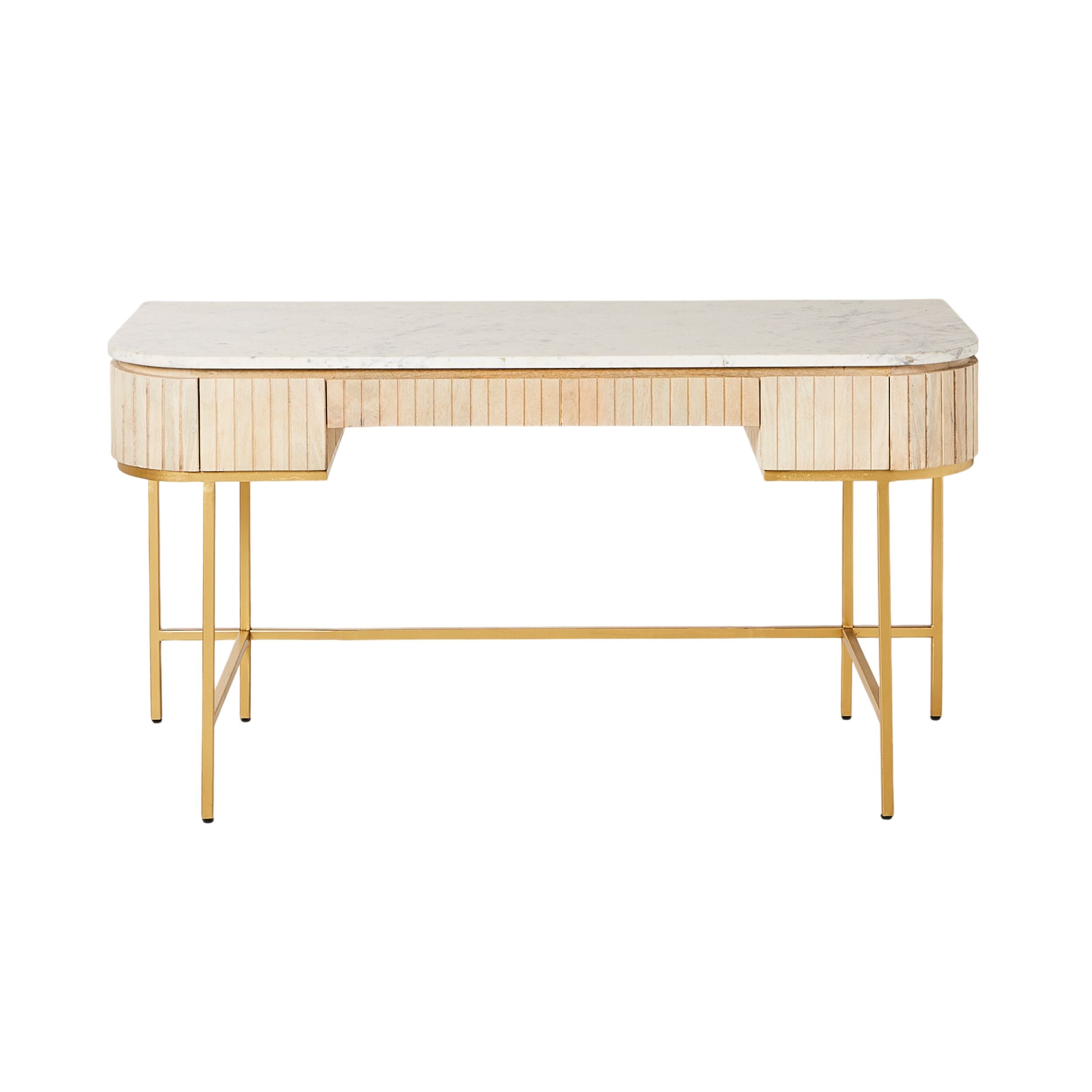 Deva Large 3 Drawer Desk