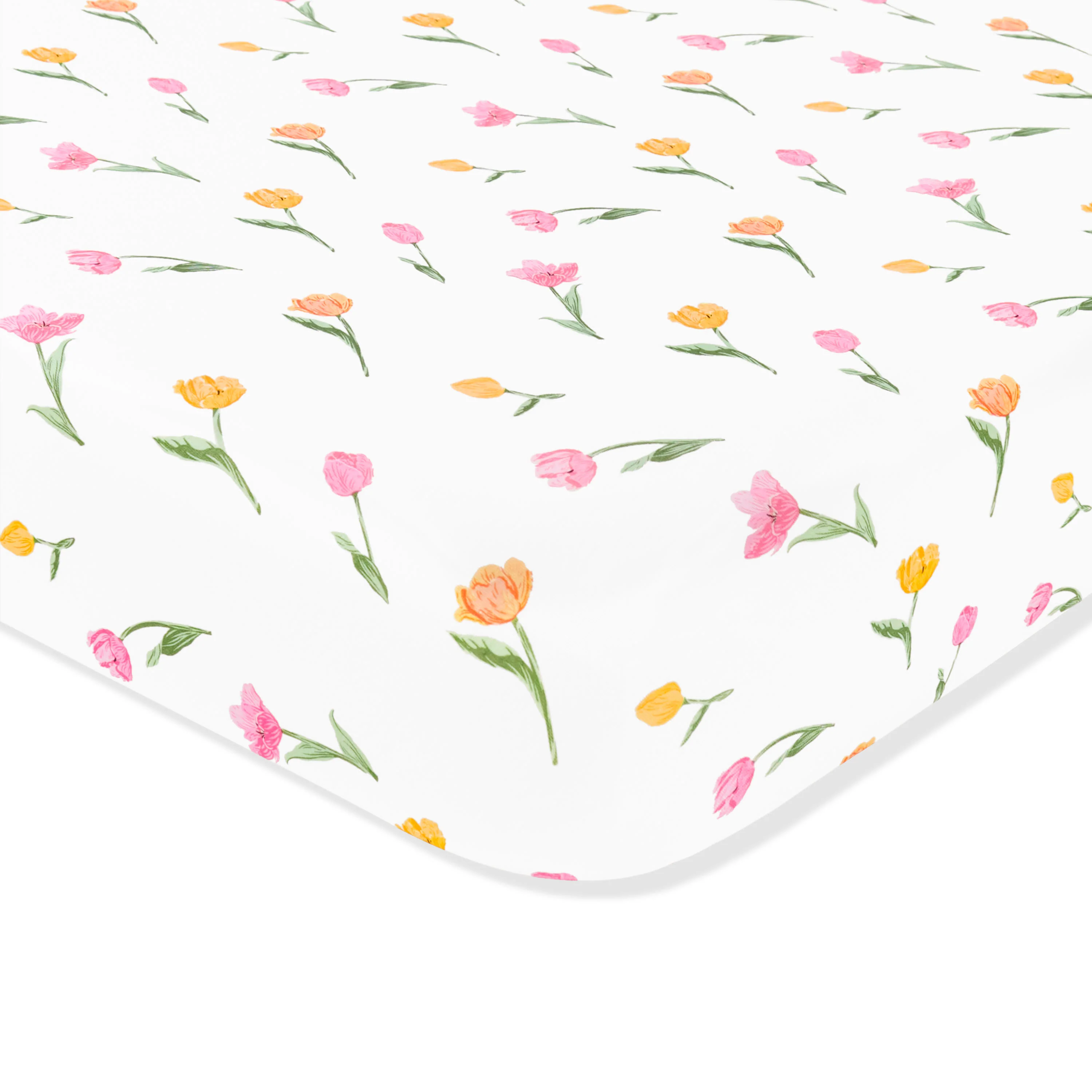 Mini Crib Sheet in Tulip