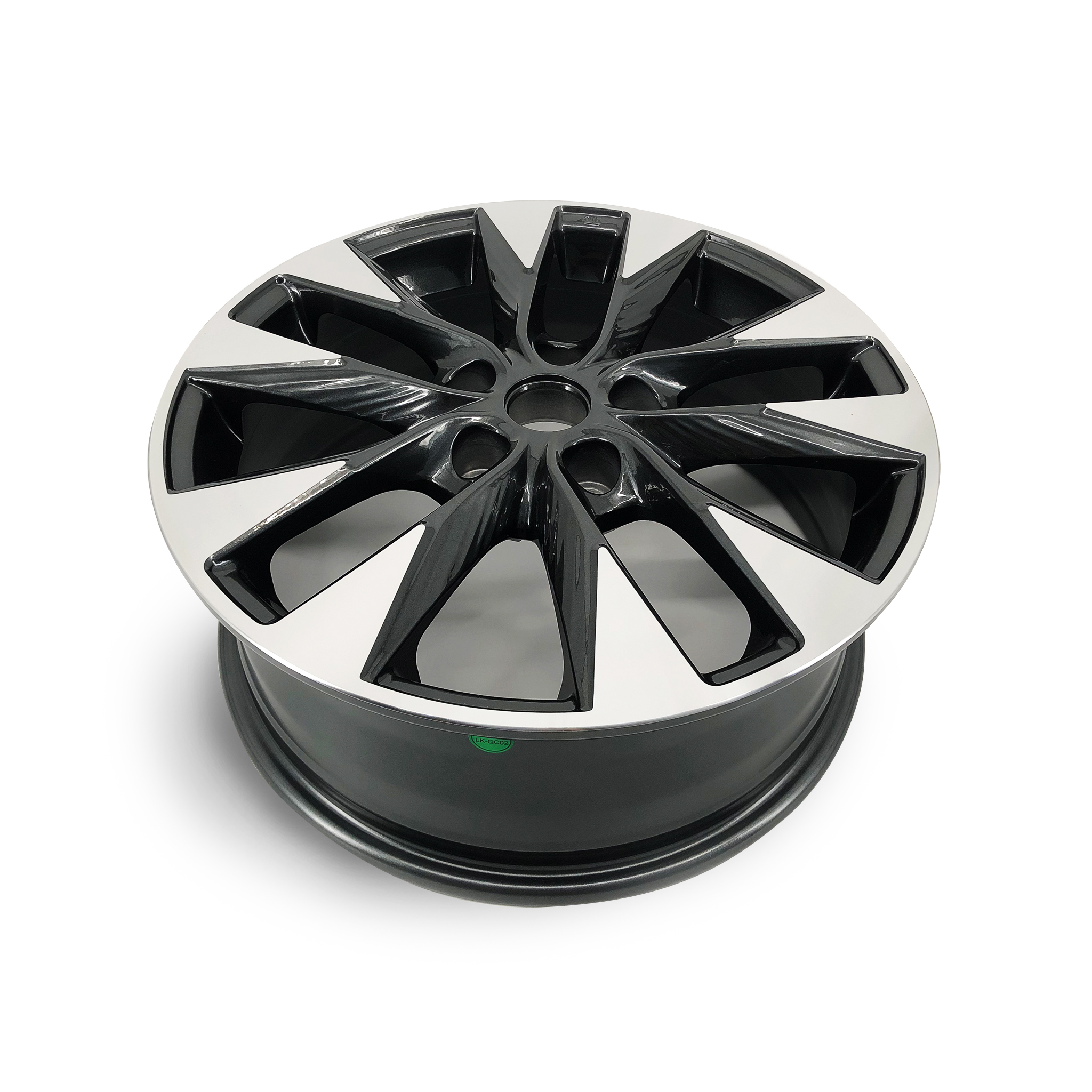 For Nissan Sentra OEM Design Wheel 17" 17x6.5 2016-2019 Machined Grey SET OF 4 Replacement Rim - Image 4