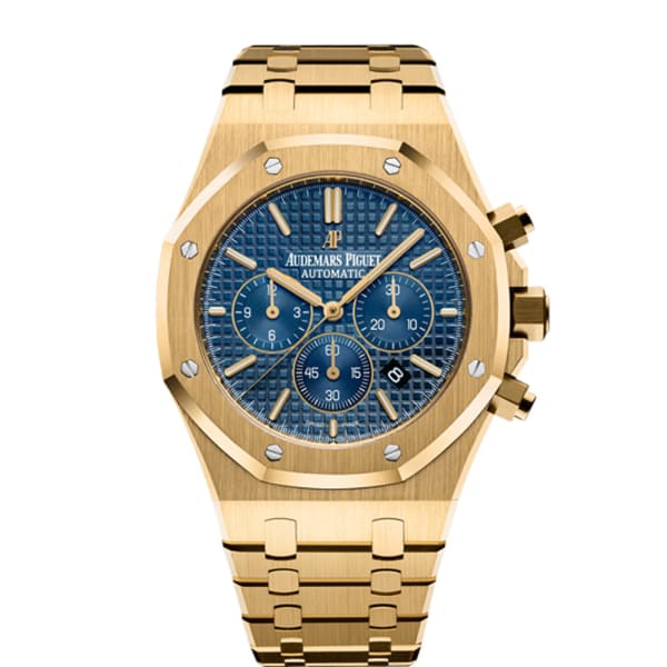 [Super Clone]Audemars Piguet Royal Oak Chronograph Blue Dial Automatic Men's Chronograph 26320BA.OO.1220BA.02