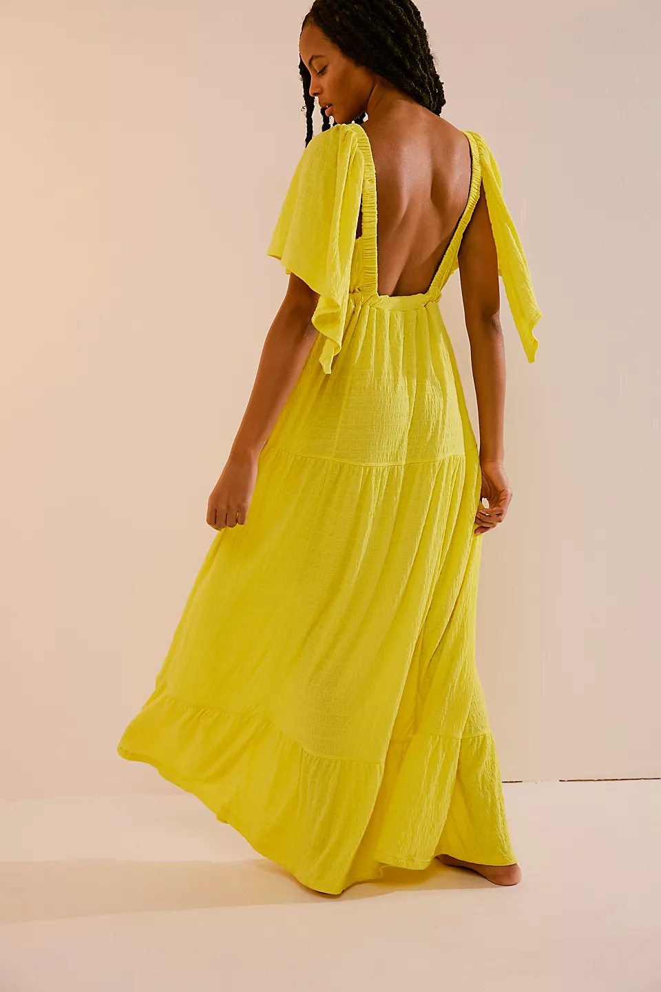 La La Maxi Dress-Golden Kiwi