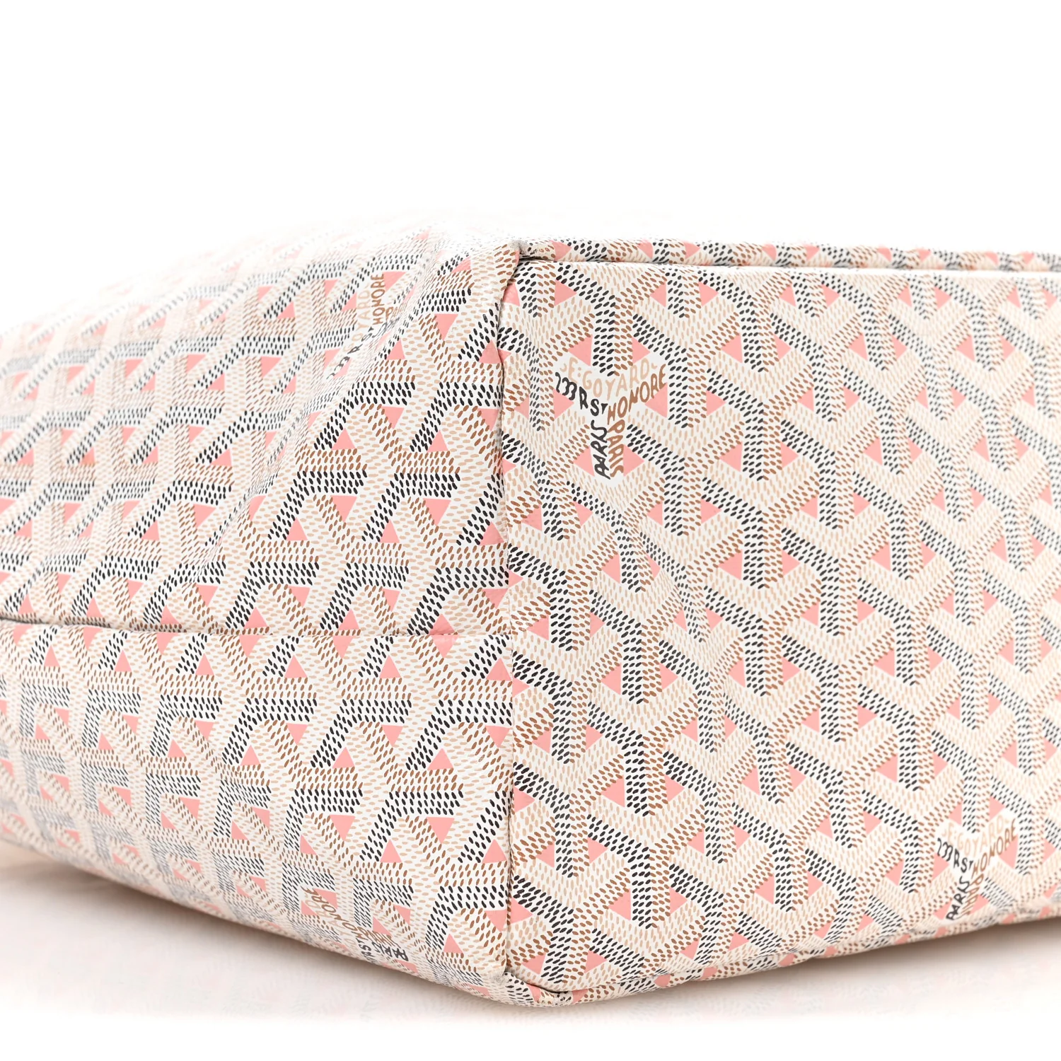 Goyardine Saint Louis Claire Voie PM White Pink
