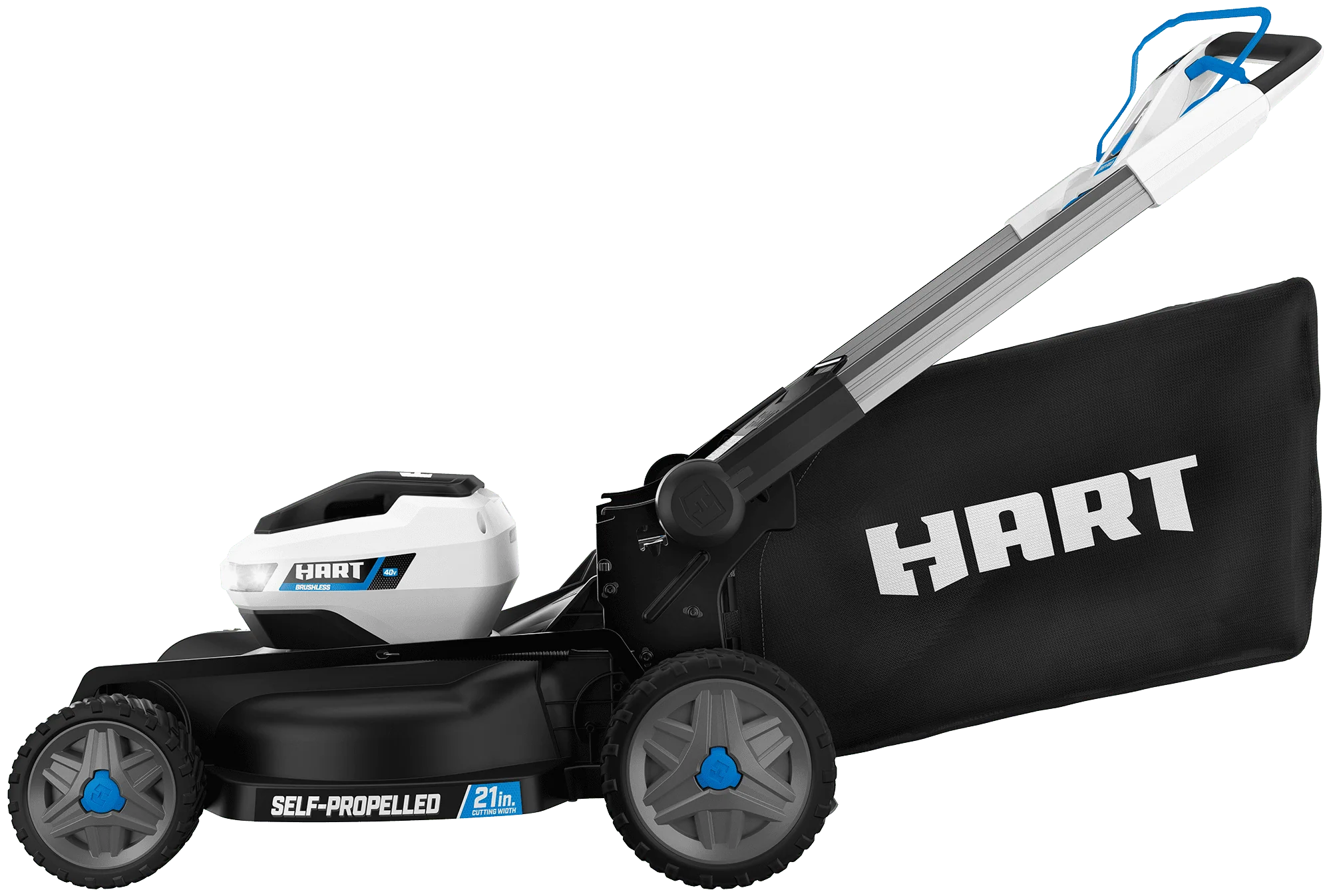 40-Volt 21-inch Supercharge 3-in-1 Self-Propelled Mower Kit, (2) 6.0Ah Lithium-Ion Batteries - Image 6