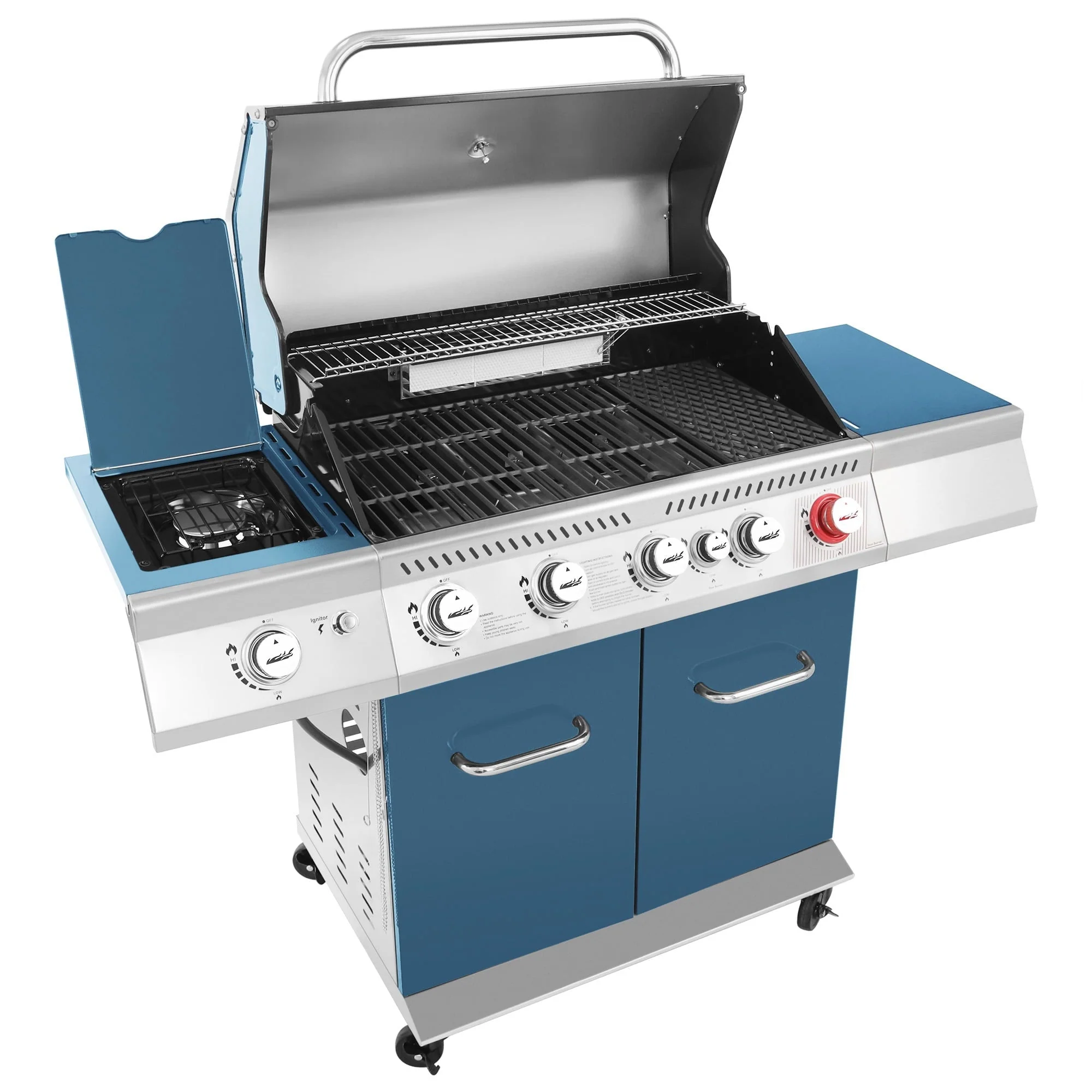 Royal Gourmet GA5403B 5 Burner BBQ Cabinet Style Gas Grill with Rotisserie Kit, Rear Burner, Rear Burner and Side Burner Image 7