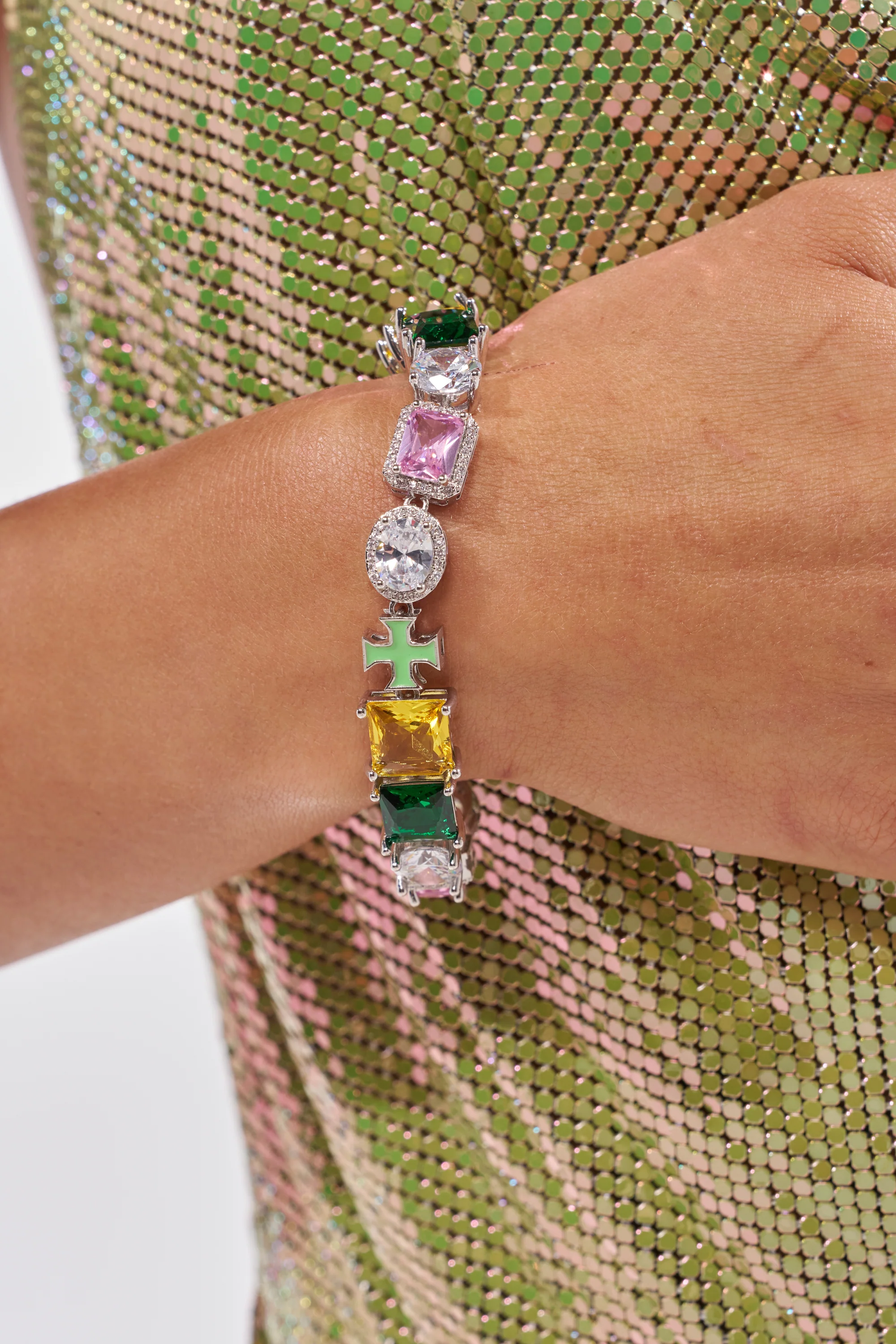 LETS GET IT CZ BRACELET - Akira Store