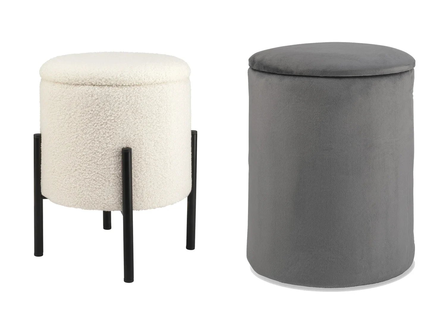 LIVARNO home Tabouret avec compartiment de rangement,  35 cm