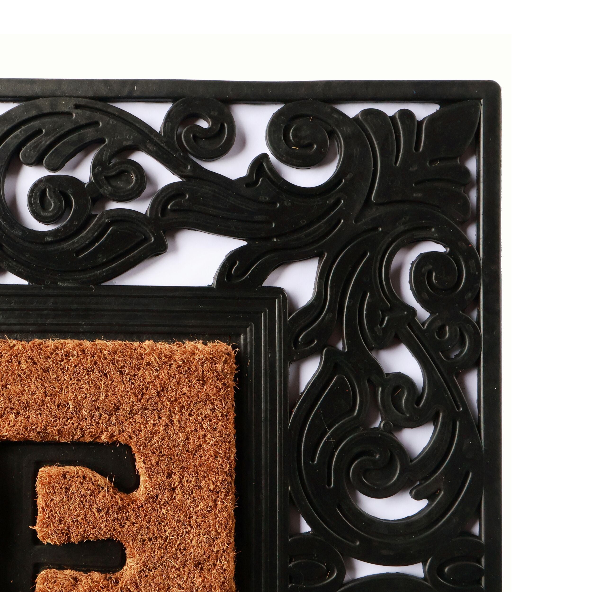 Home Rubber and Coir Doormat 75cm