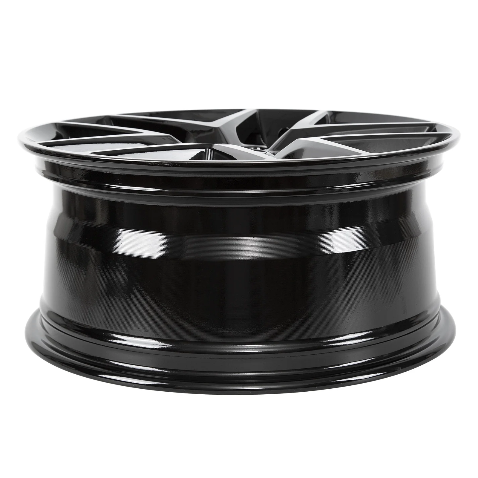 New 18" x 8" Alloy Wheel Rim 2022-2025 for Honda Civic, 18 Inch Machined Smoked Black Replacement Wheels - Image 9