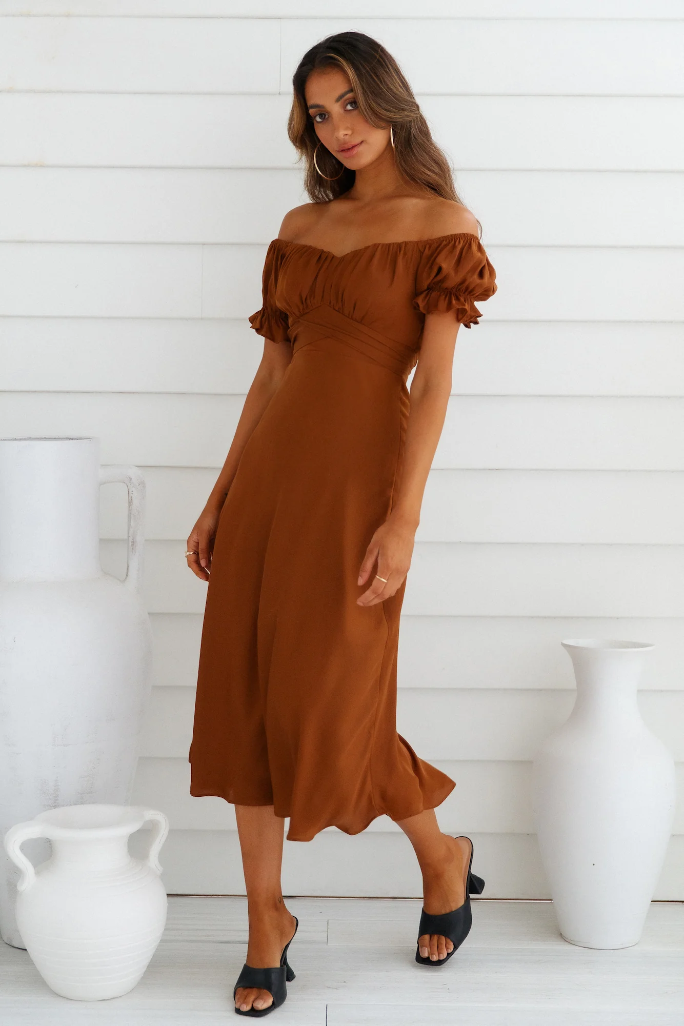 Sky Child Maxi Dress Chocolate